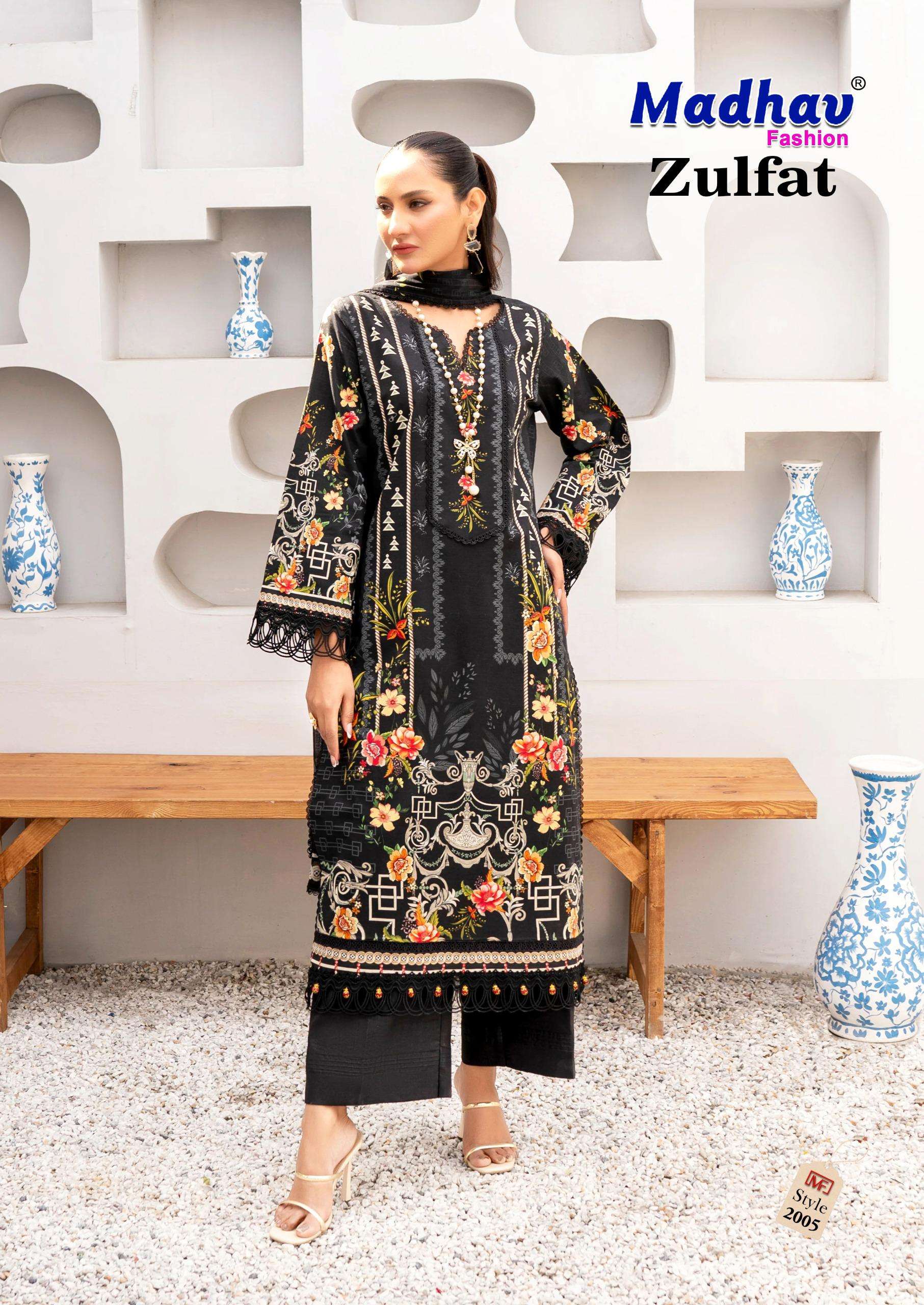 MADHAV FASHION ZULFAT VOL 2 LAWN COTTON DIGITAL PRINTS SALWAR SUIT