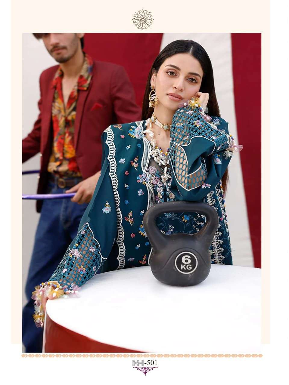 MARYAM HUSSAIN GULAAB VOL 5 COTTON DIGITAL KARACHI STYLE PRINT SUIT