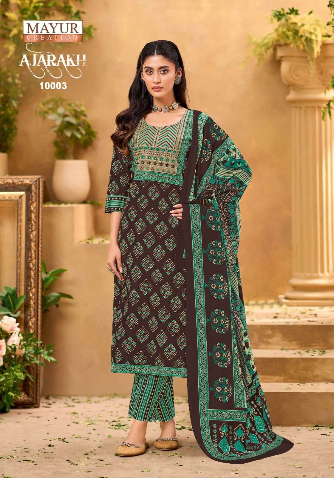 MAYUR CREATION AJARAKH VOL10 READY MADE COLLECTION