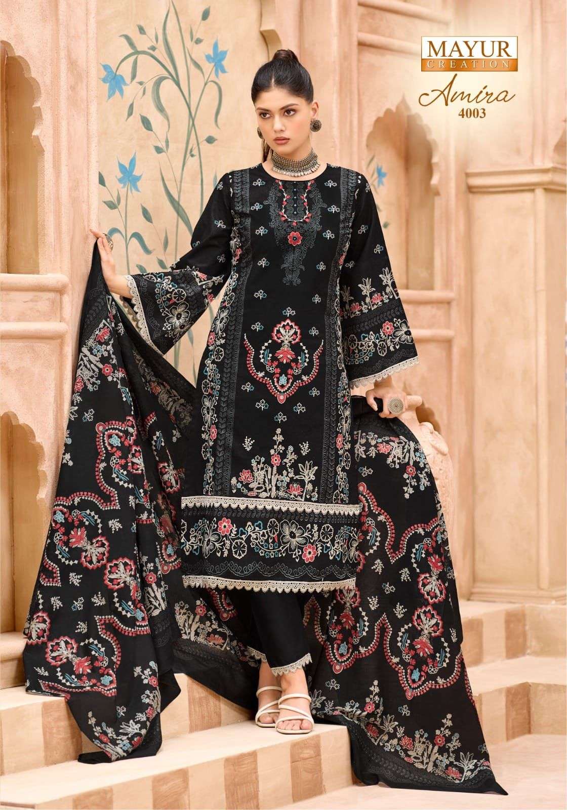 MAYUR CREATION AMIRA VOL 4 COTTON DIGITAL PAKISTANI STYLE PRINTS SALWAR SUIT