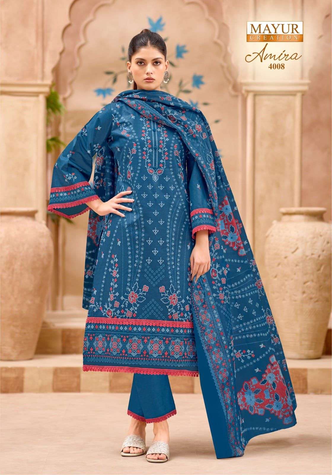 MAYUR CREATION AMIRA VOL 4 COTTON DIGITAL PAKISTANI STYLE PRINTS SALWAR SUIT