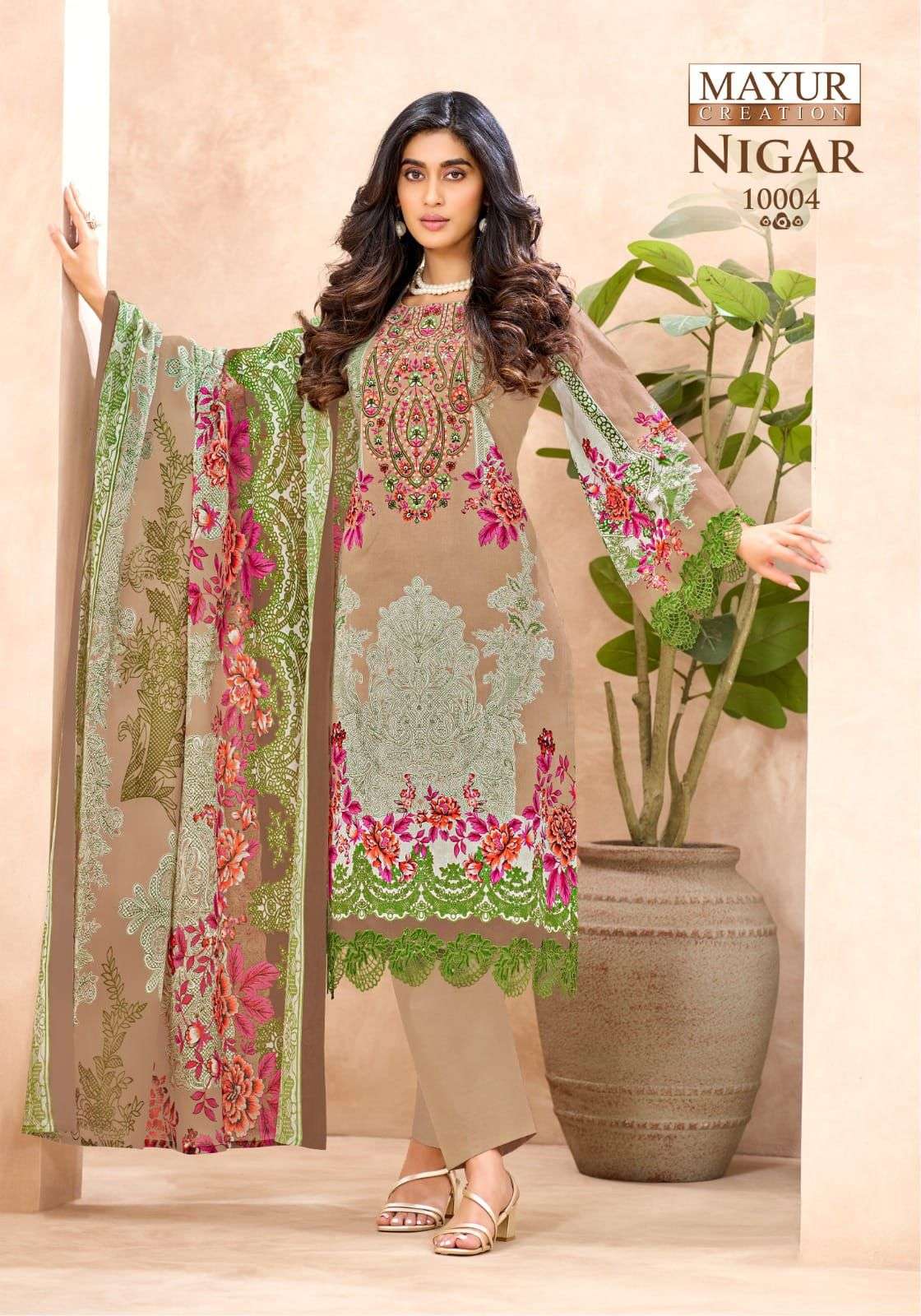 MAYUR CREATION NIGAR VOL 10 COTTON DIGITAL KARACHI STYLE PRINT SALWAR SUIT