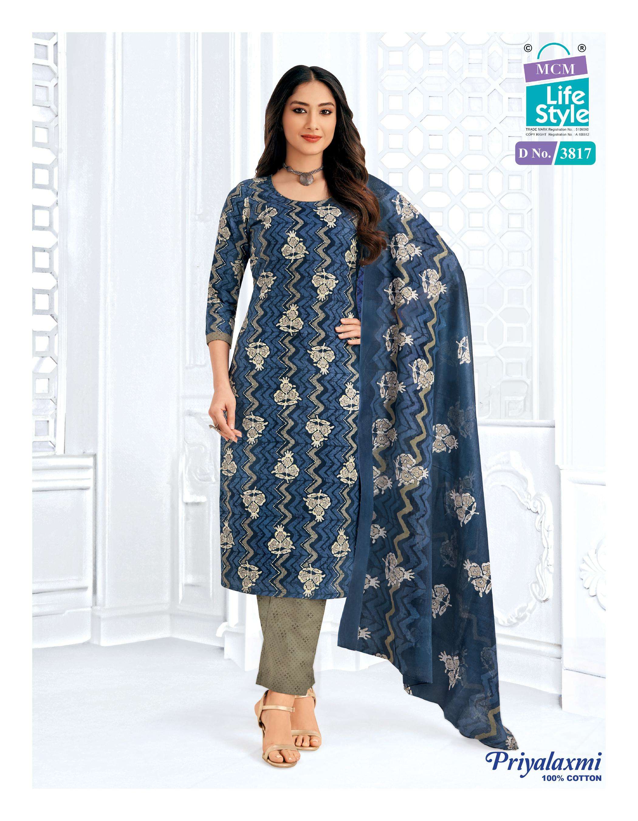 MCM LIFESTYLE PRIYALAXMI VOL 38 COTTON PRINTED LADIES DRESS