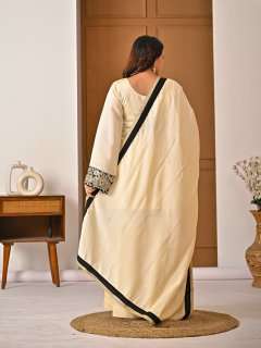 MD 3079 SILK DESIGNER PARTY WEAR LOOK LADIES TOP SHARARA PLAZZO AND DUPATTA 