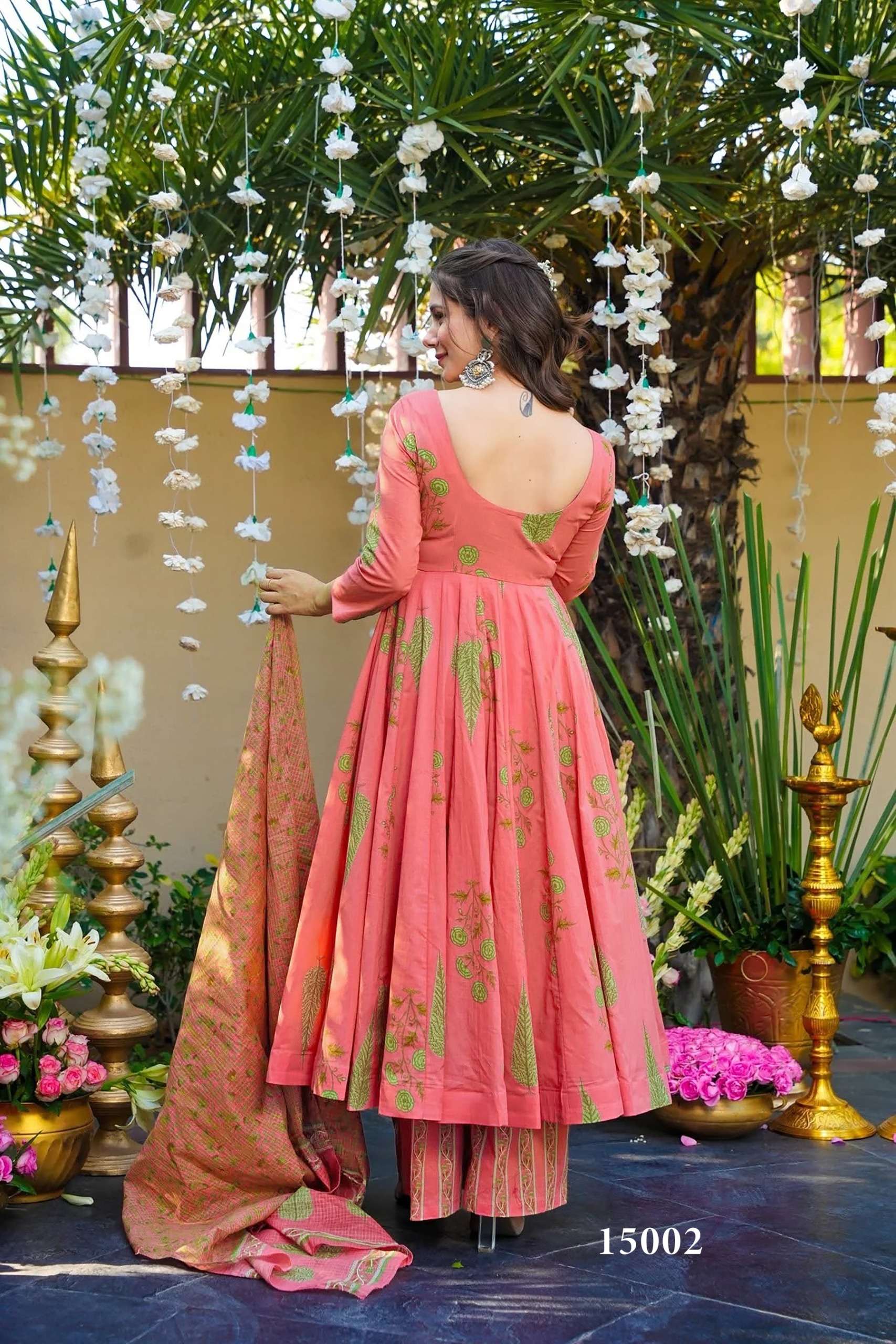 MF CLORA VOL 15 FANCY LOOK READY LADIES GOWN SUIT