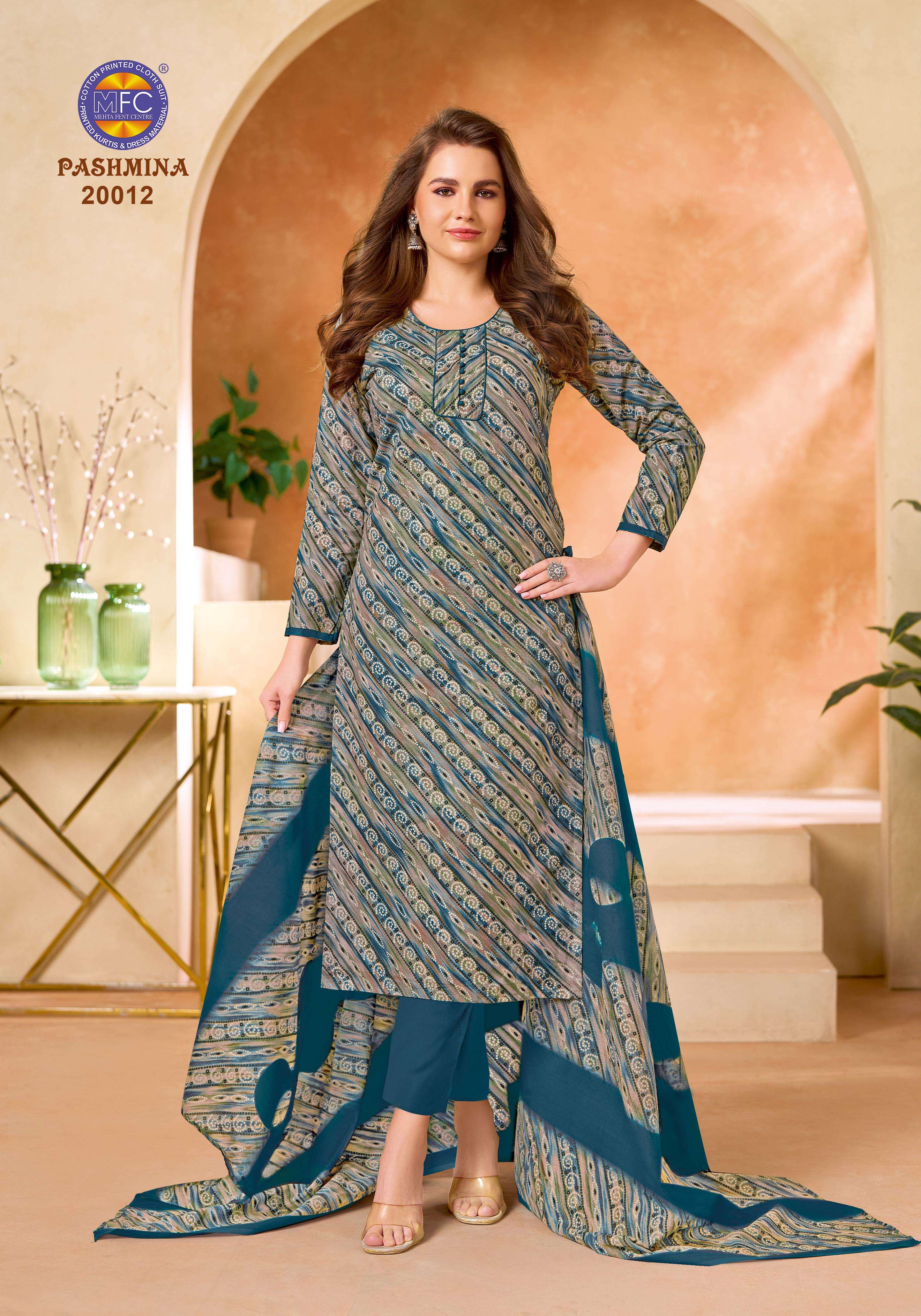MFC PASHMINA VOL 20 HEAVY COTTON PRINTED LADIES SUIT