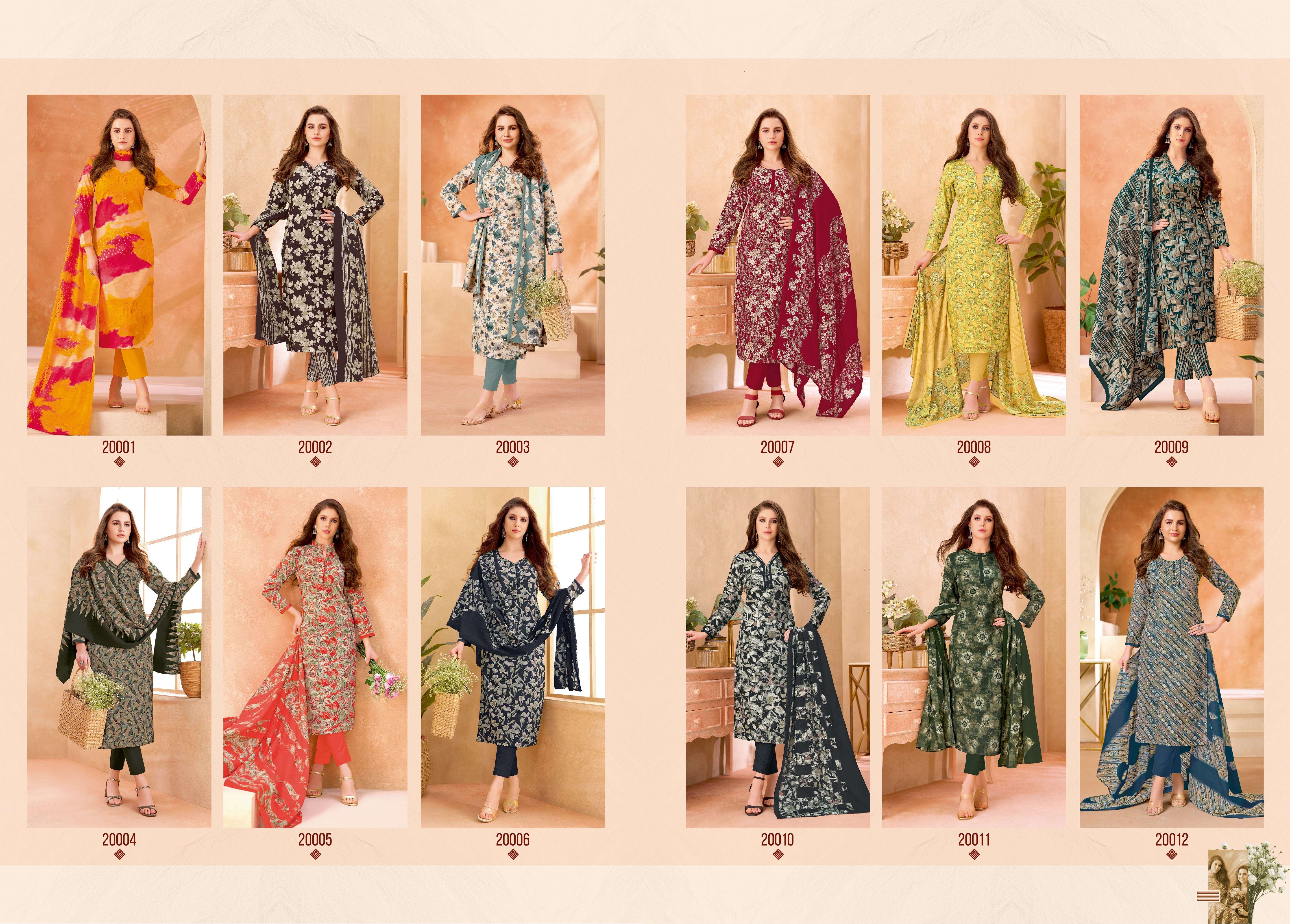 MFC PASHMINA VOL 20 HEAVY COTTON PRINTED LADIES SUIT