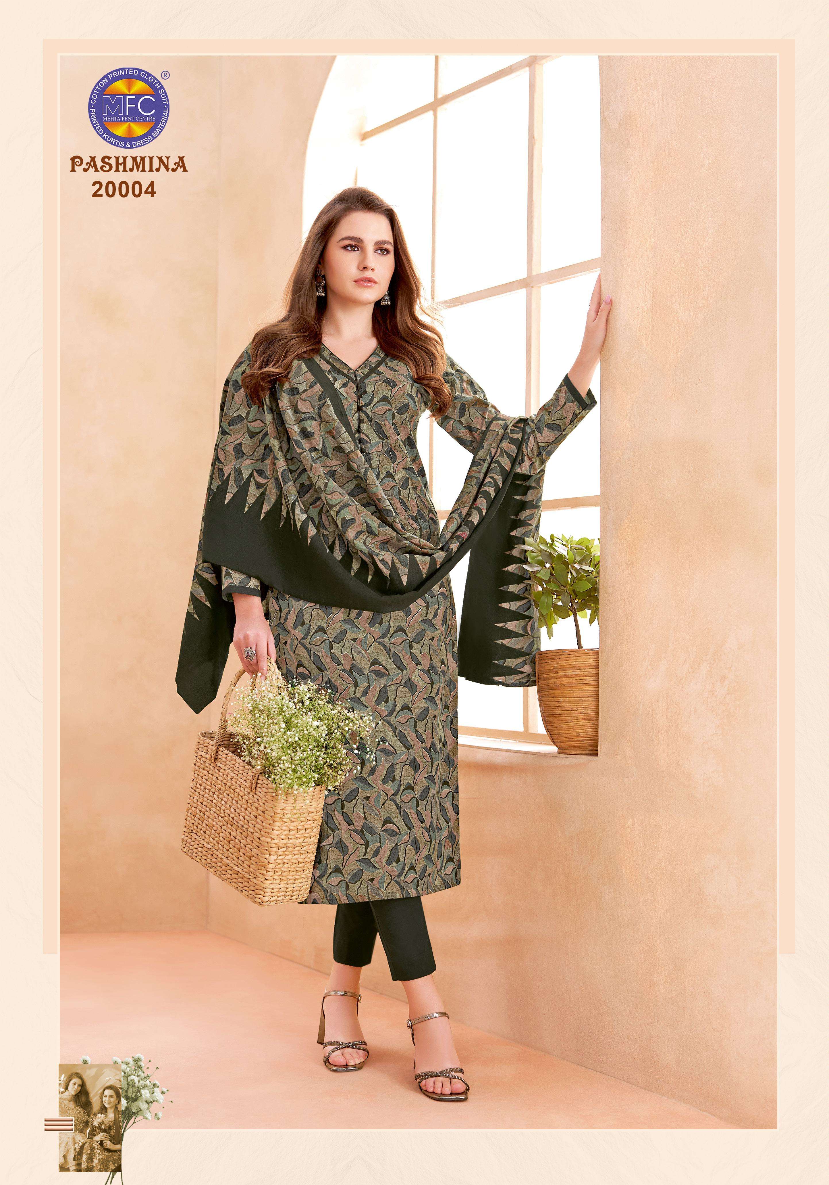 MFC PASHMINA VOL 20 HEAVY COTTON PRINTED LADIES SUIT