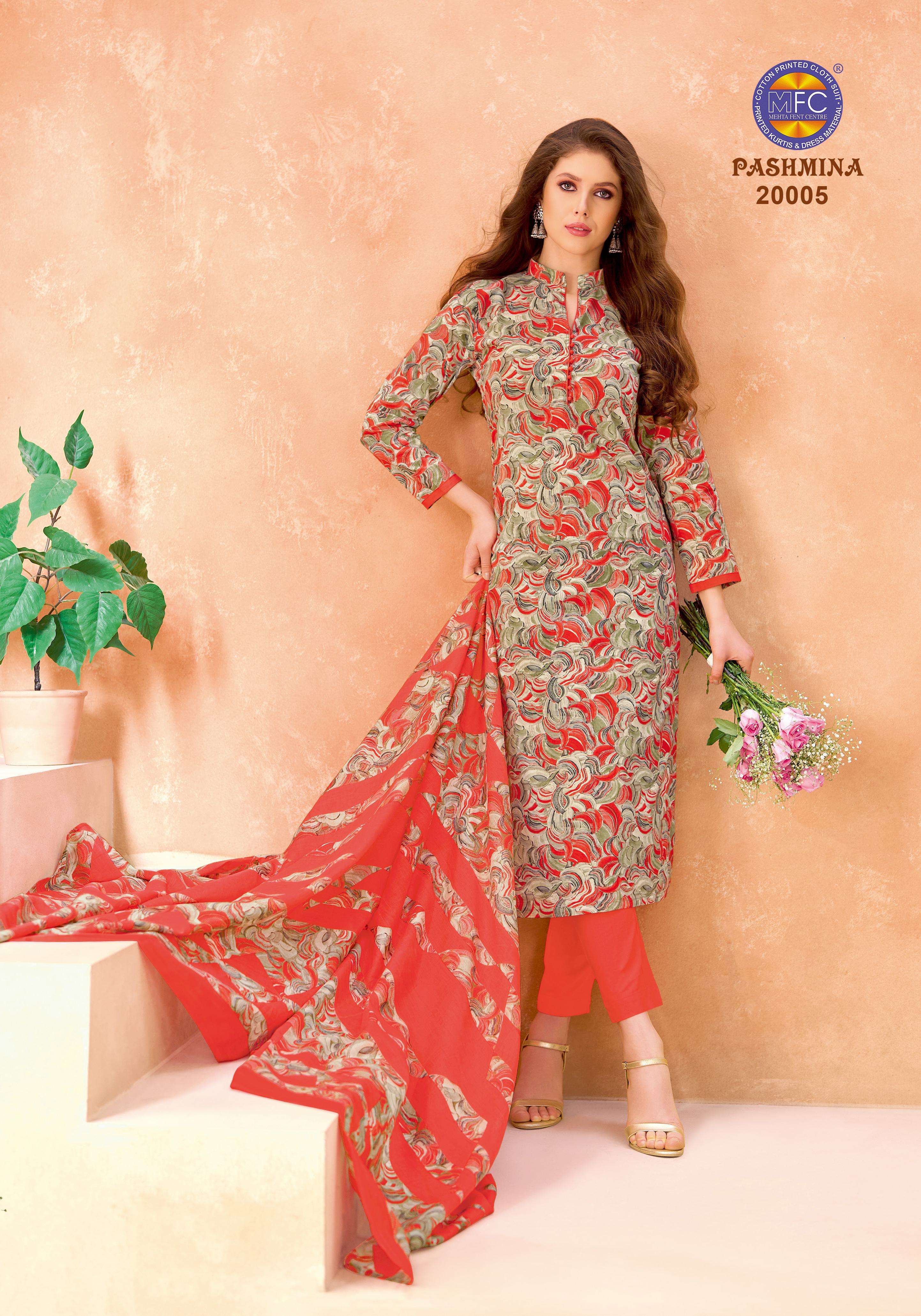 MFC PASHMINA VOL 20 HEAVY COTTON PRINTED LADIES SUIT
