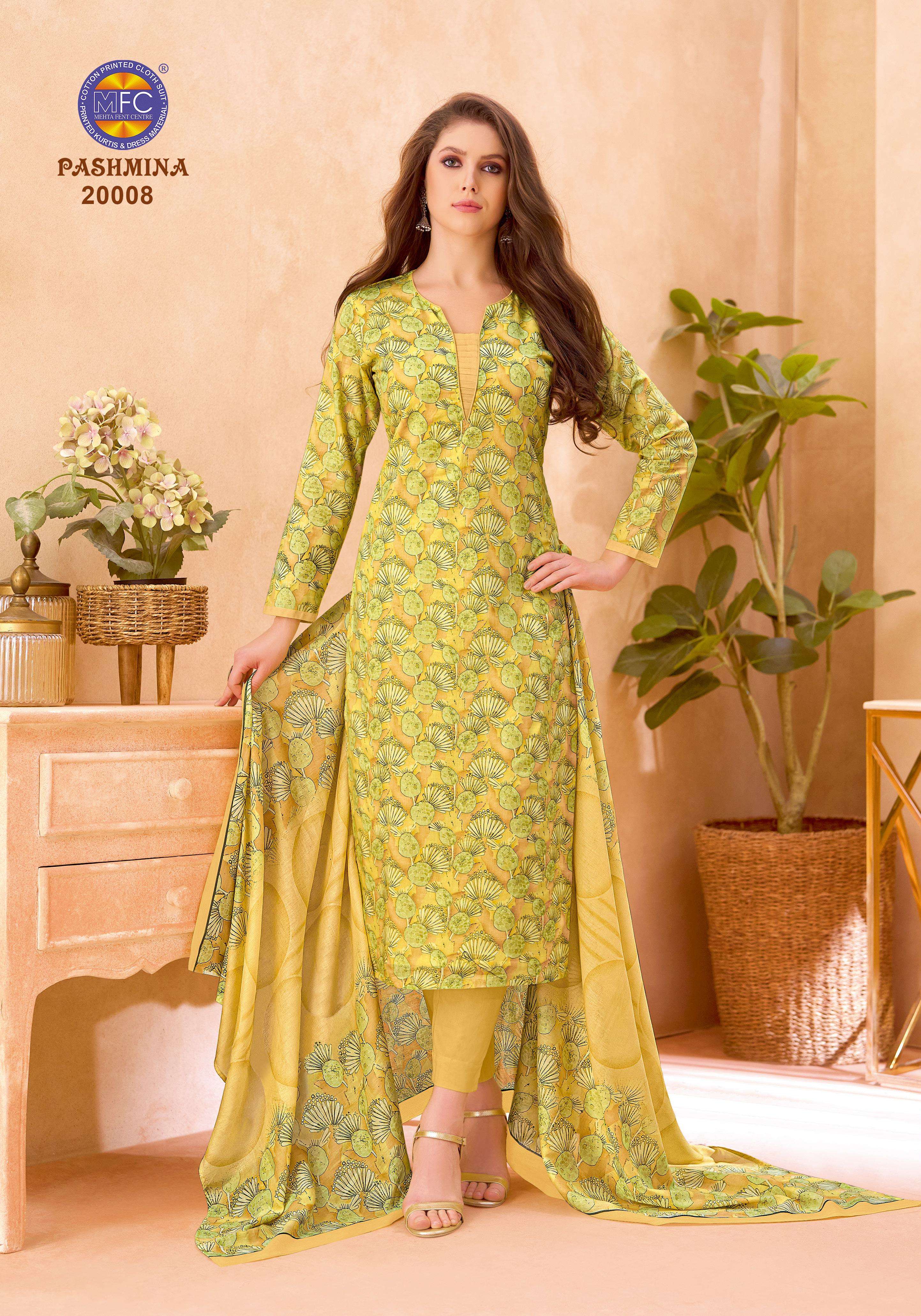 MFC PASHMINA VOL 20 HEAVY COTTON PRINTED LADIES SUIT