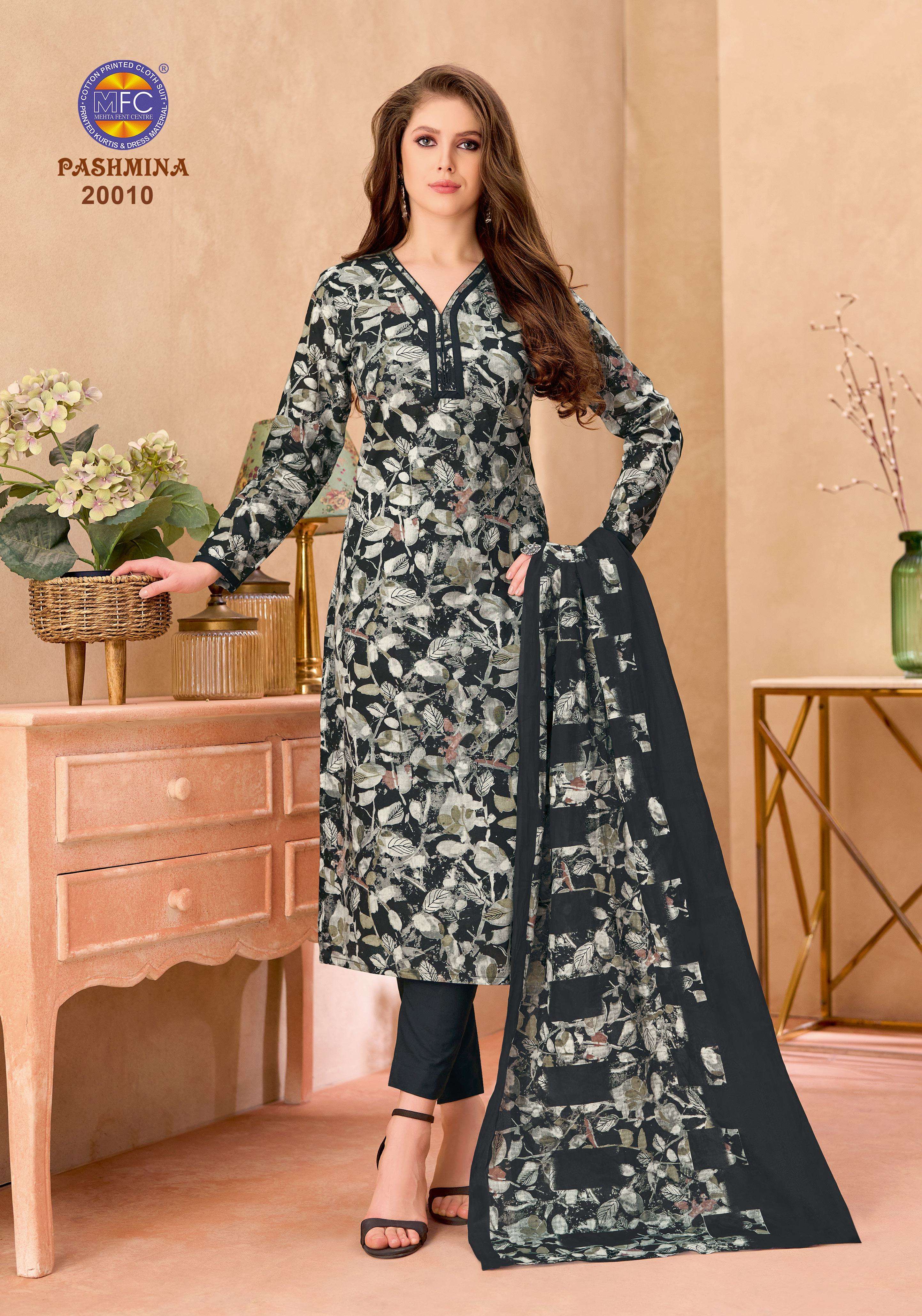 MFC PASHMINA VOL 20 HEAVY COTTON PRINTED LADIES SUIT