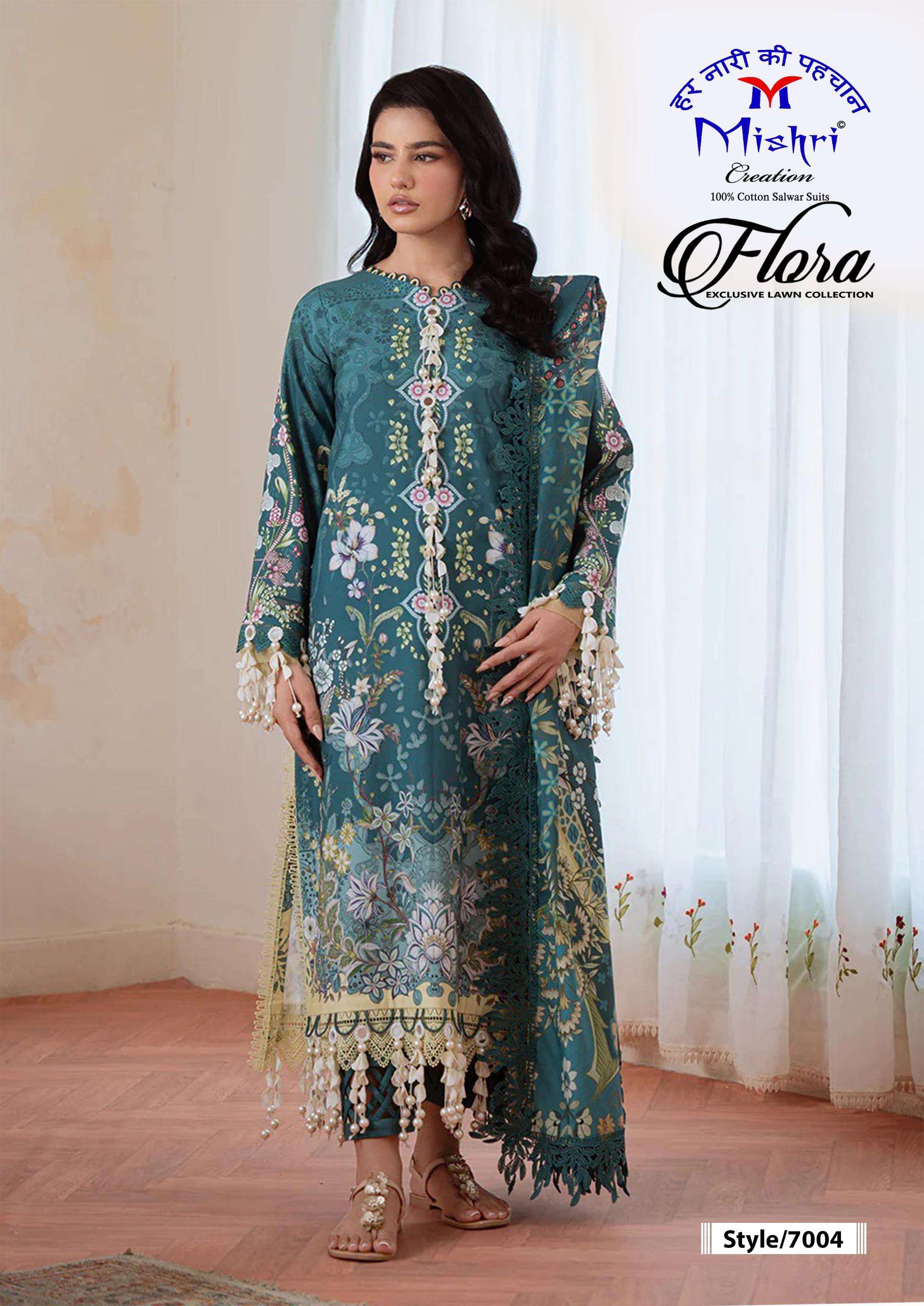 MISHRI CREATION FLORA VOL 7 LAWN COTTON DIGITAL PRINTS SALWAR SUIT