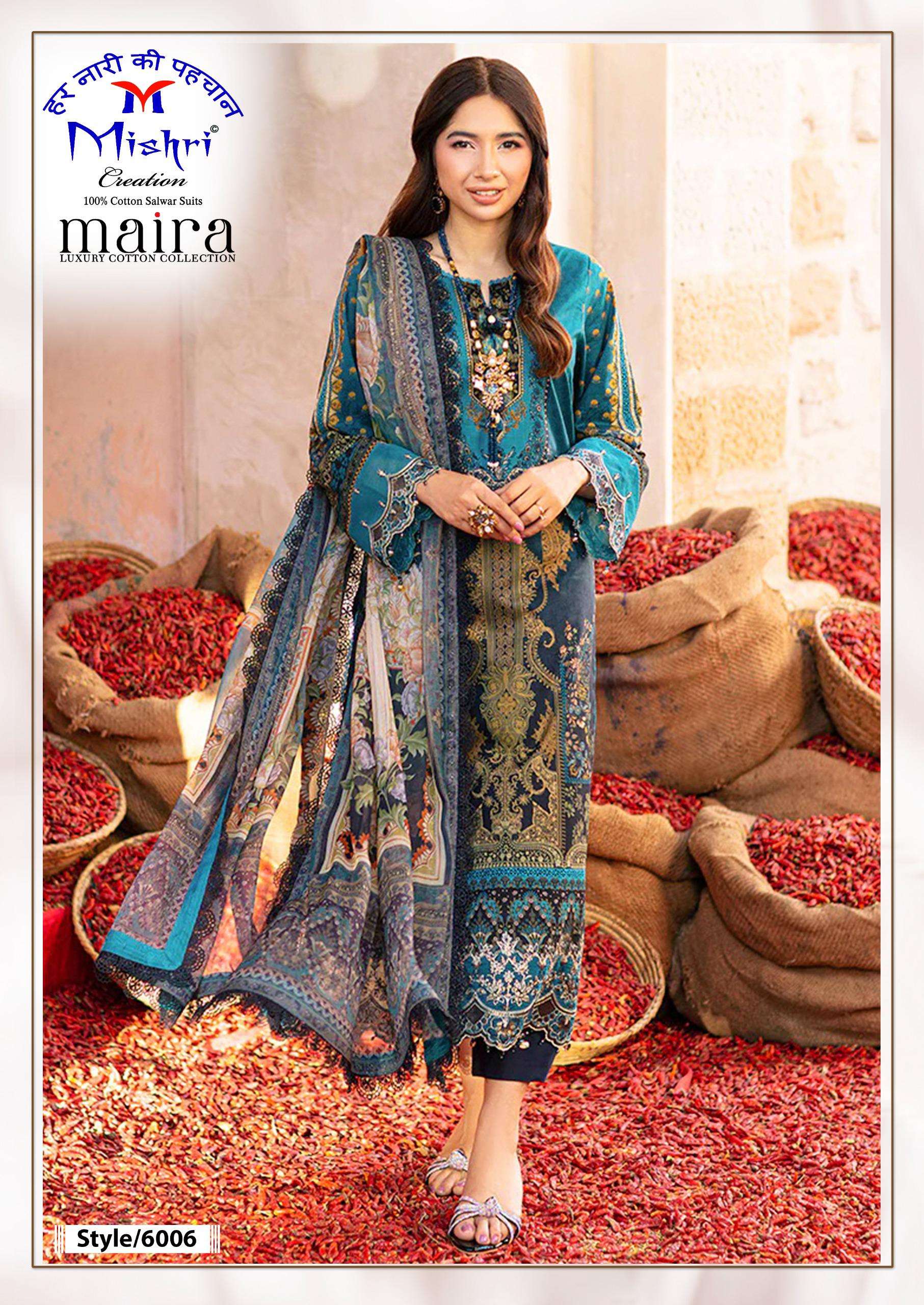 MISHRI CREATION MAIRA VOL 6 COTTON DIGITAL PRINT SALWAR SUIT