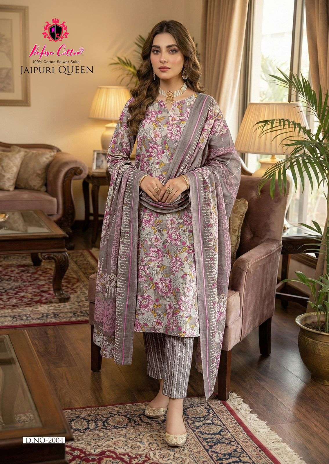 NAFISA COTTON JAIPURI QUEEN VOL 2 COTTON DIGITAL PRINT SALWAR SUIT