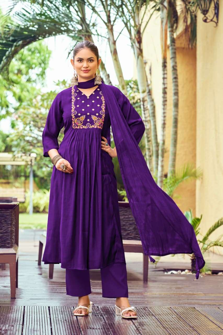 OSSM GULMOHAR FANCY NAIRA CUT STYLE LADIES 3 PIECE SET COLLECTION 