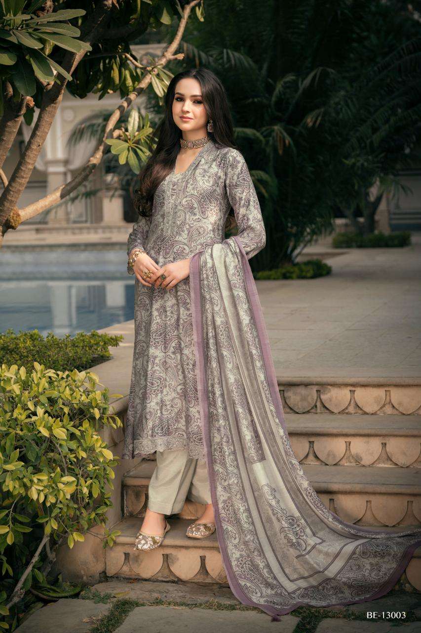 PRM TRENDZ BAREEHA MUSLIN DIGITAL PRINT WITH FANCY WORK SUIT