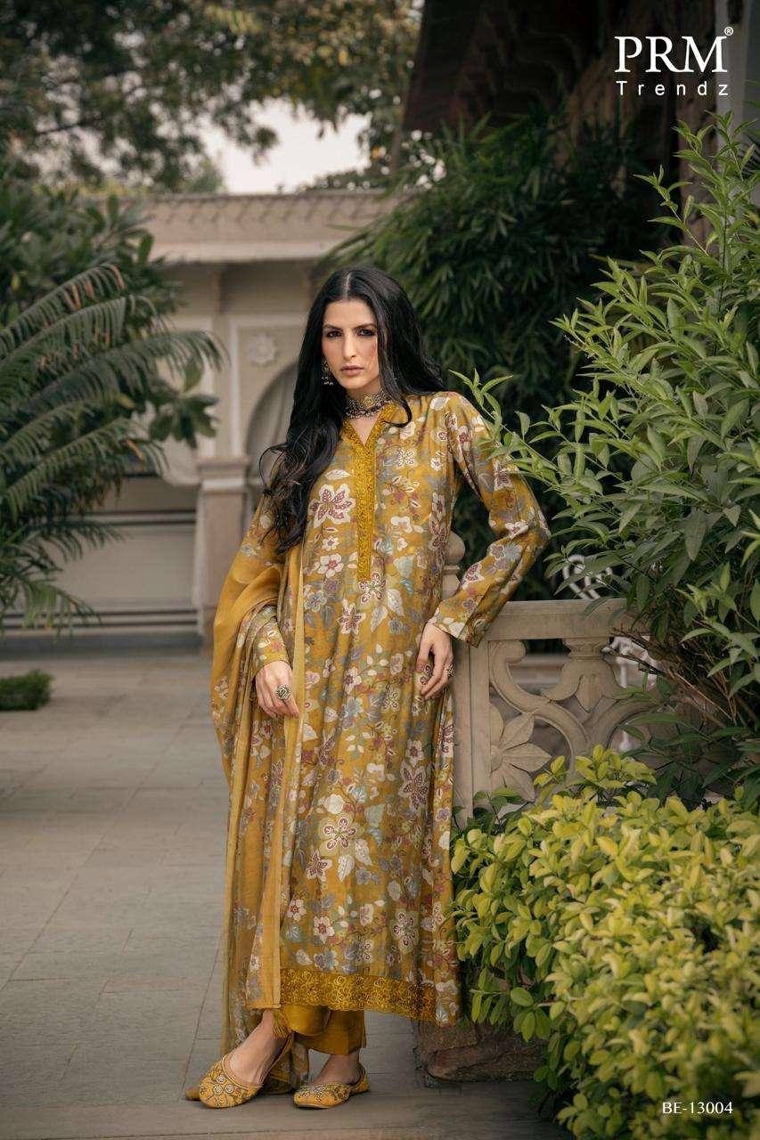 PRM TRENDZ BAREEHA MUSLIN DIGITAL PRINT WITH FANCY WORK SUIT
