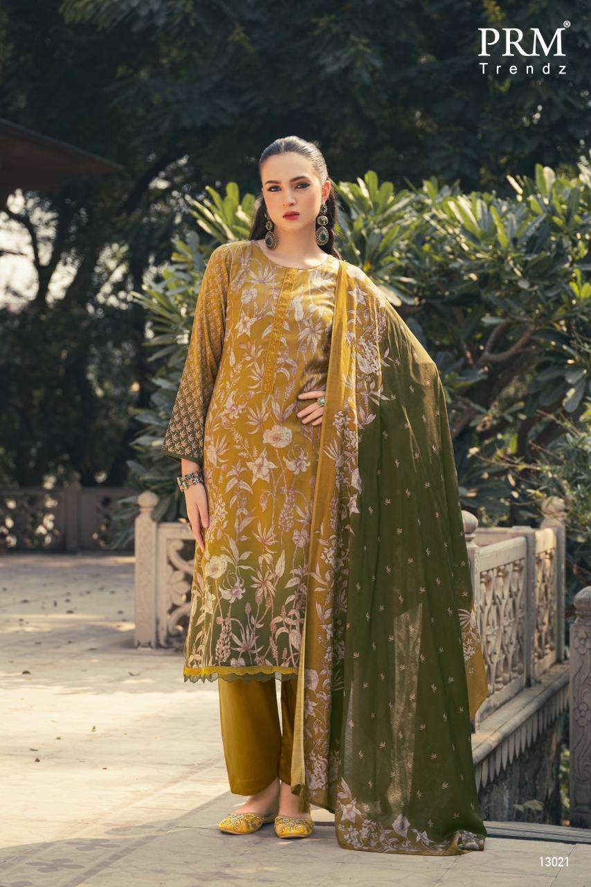 PRM TRENDZ FLAVIA JAM SILK DIGITAL PRINT WITH FANCY WORK SUIT