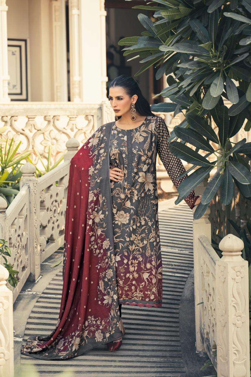 PRM TRENDZ FLAVIA JAM SILK DIGITAL PRINT WITH FANCY WORK SUIT