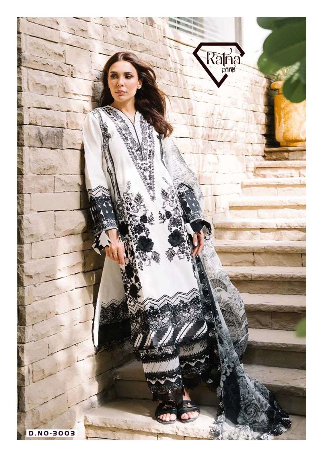 RATNA PRINTS QALAMKAR VOL 1 LAWN COTTON DIGITAL PRINT SALWAR SUIT