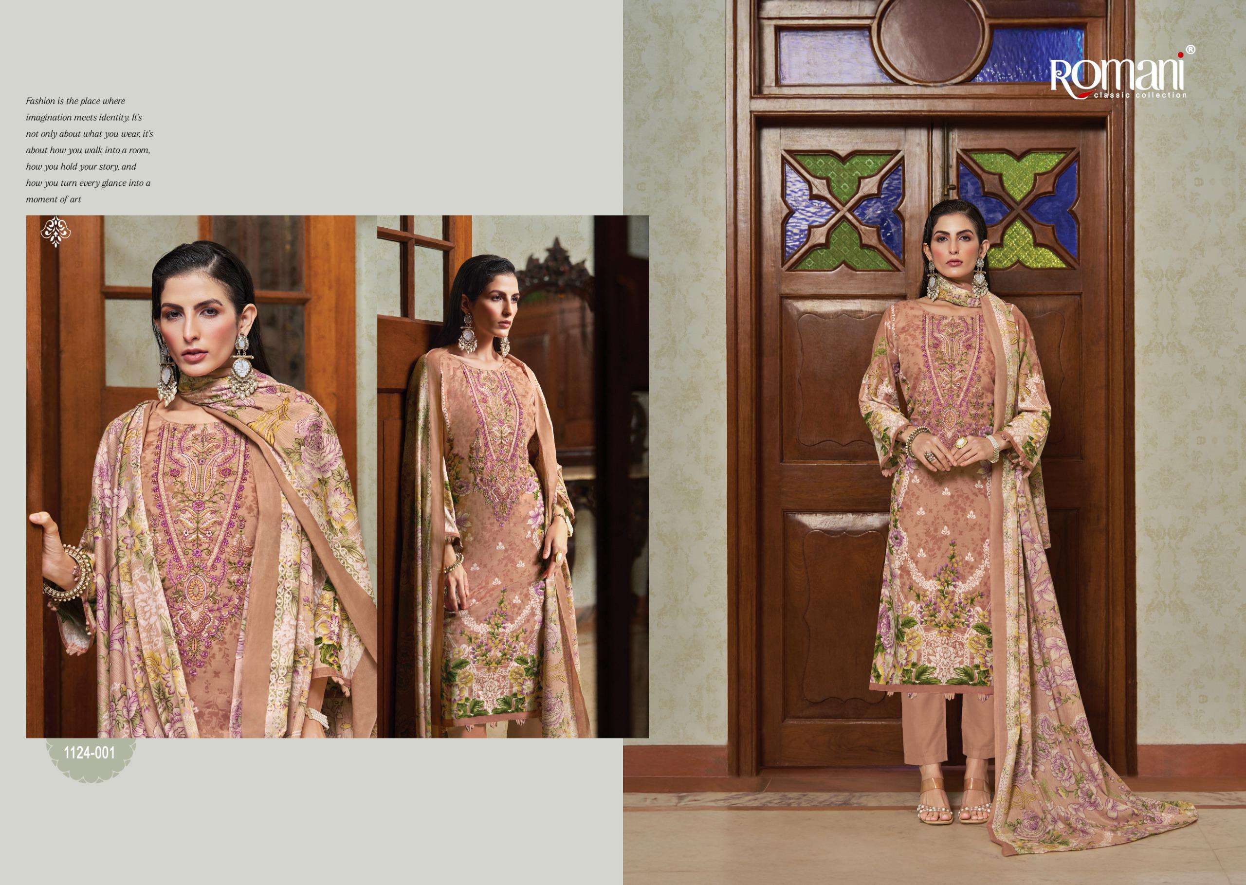 ROMANI AARZU VOL 25 COTTON DIGITAL PRINTS WITH FANCY WORK SUIT