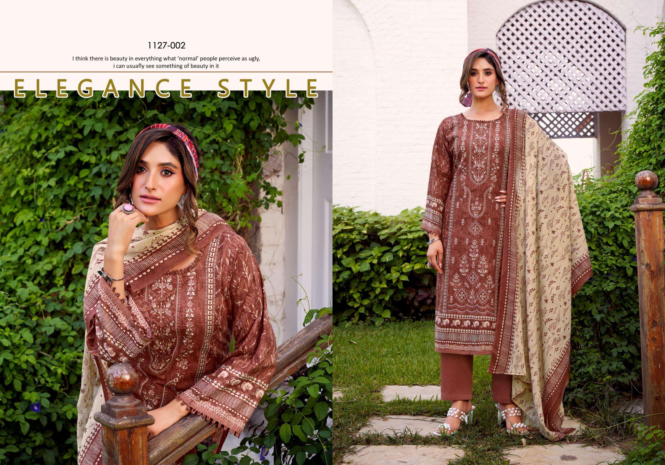 ROMANI BIN KAREEM VOL 2 COTTON DIGITAL STYLE PRINT WITH FANCY WORK SUIT