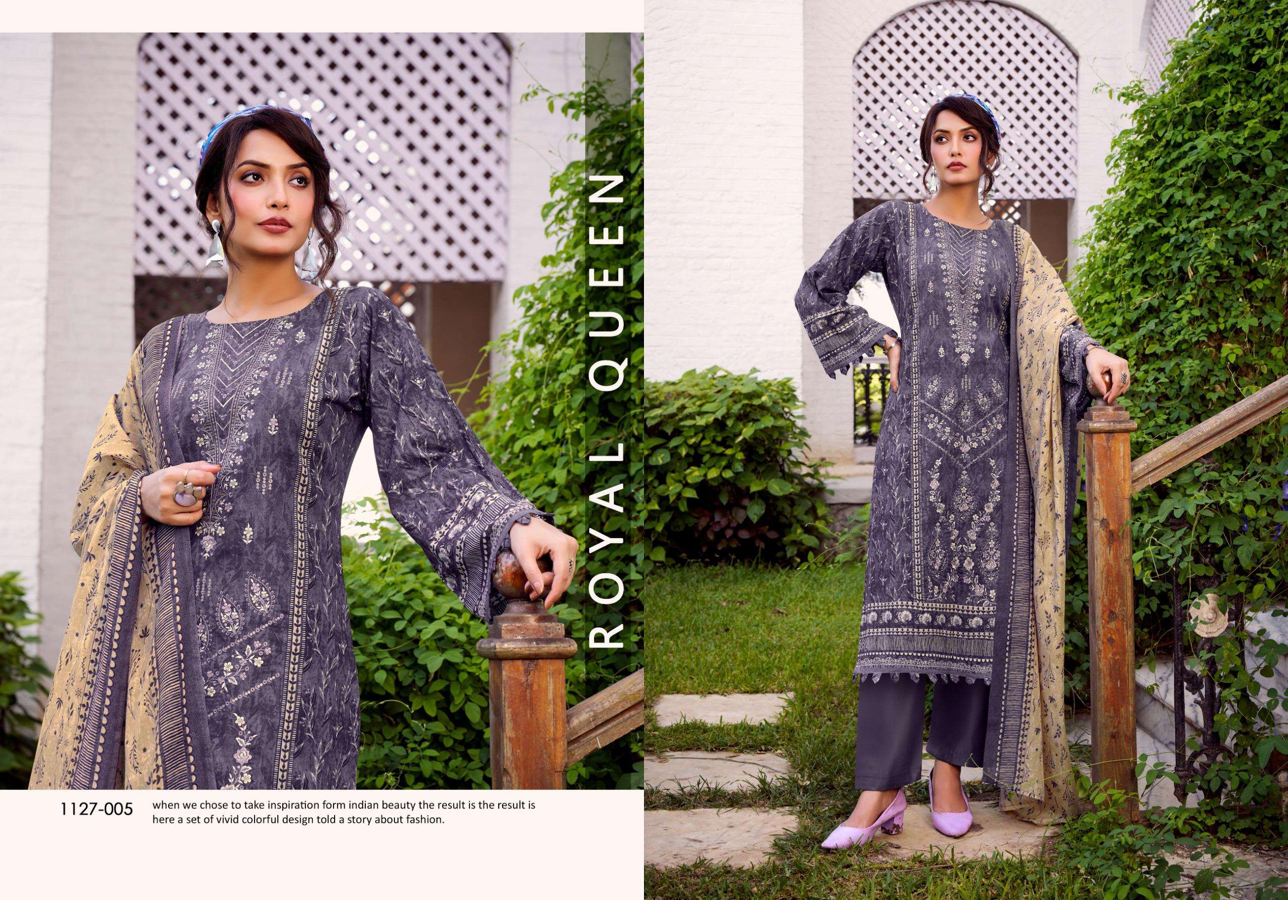 ROMANI BIN KAREEM VOL 2 COTTON DIGITAL STYLE PRINT WITH FANCY WORK SUIT