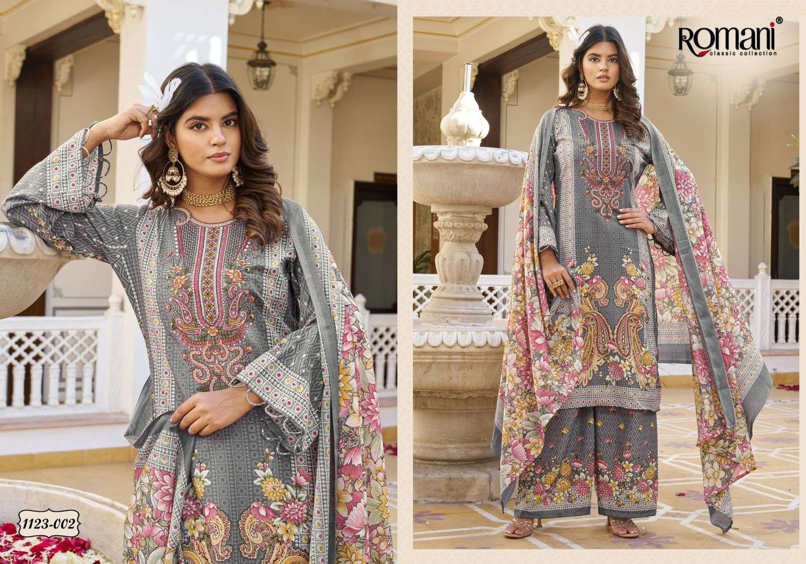 ROMANI MAHIRA VOL 5 COTTON DIGITAL PRINTS WITH FANCY WORK SUIT