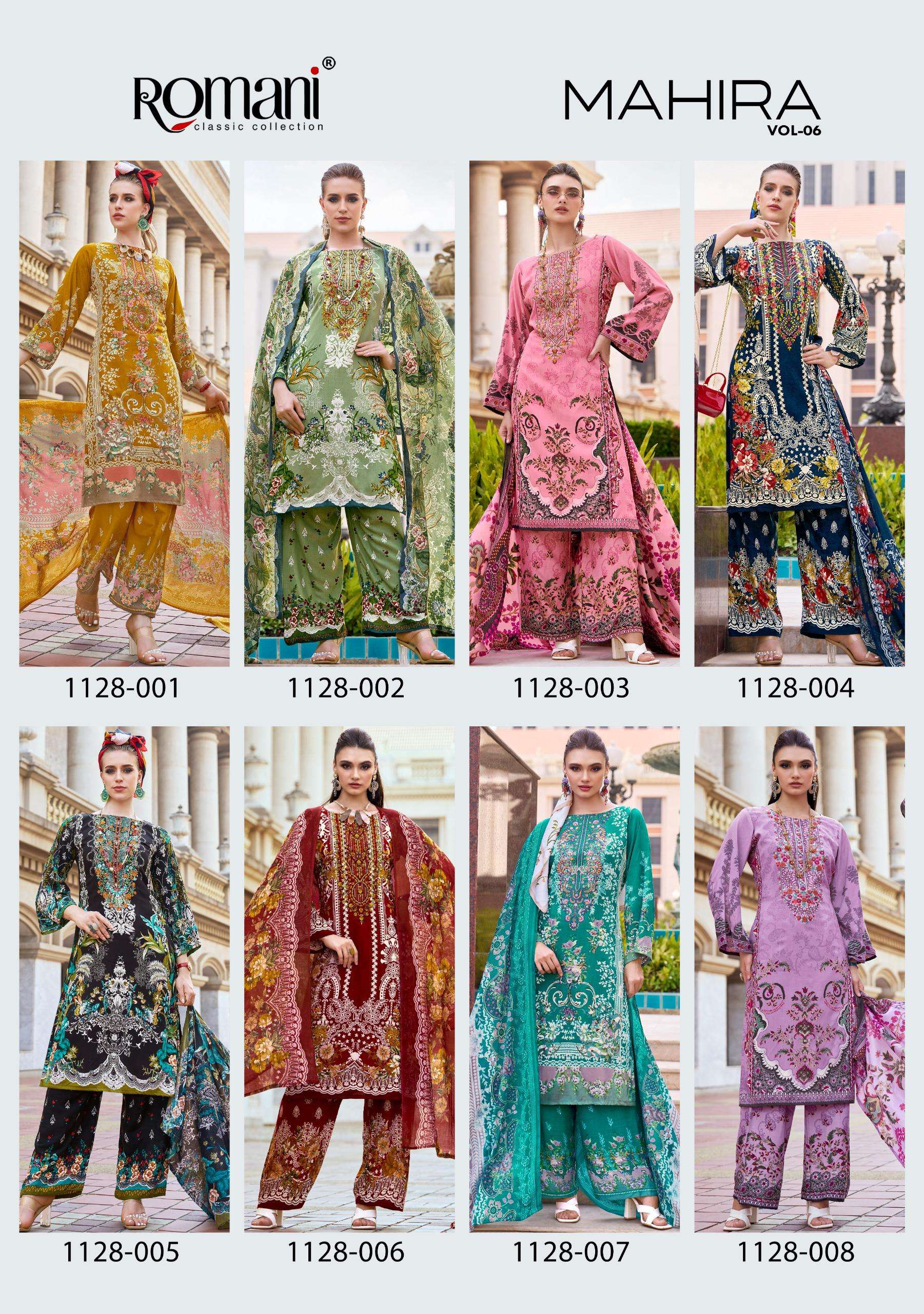 ROMANI MAHIRA VOL 6 COTTON DIGITAL PRINTS WITH FANCY WORK SUIT