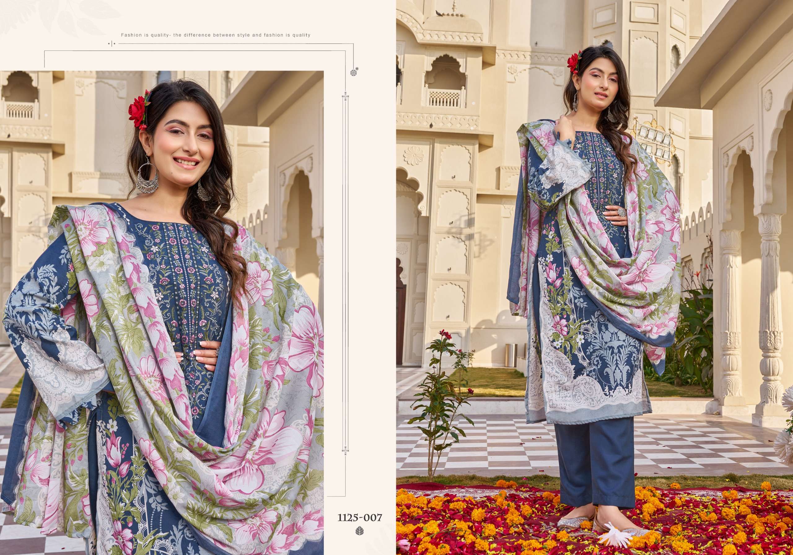 ROMANI NEEDLE WONDER VOL 6 COTTON DIGITAL PRINTS SALWAR SUIT