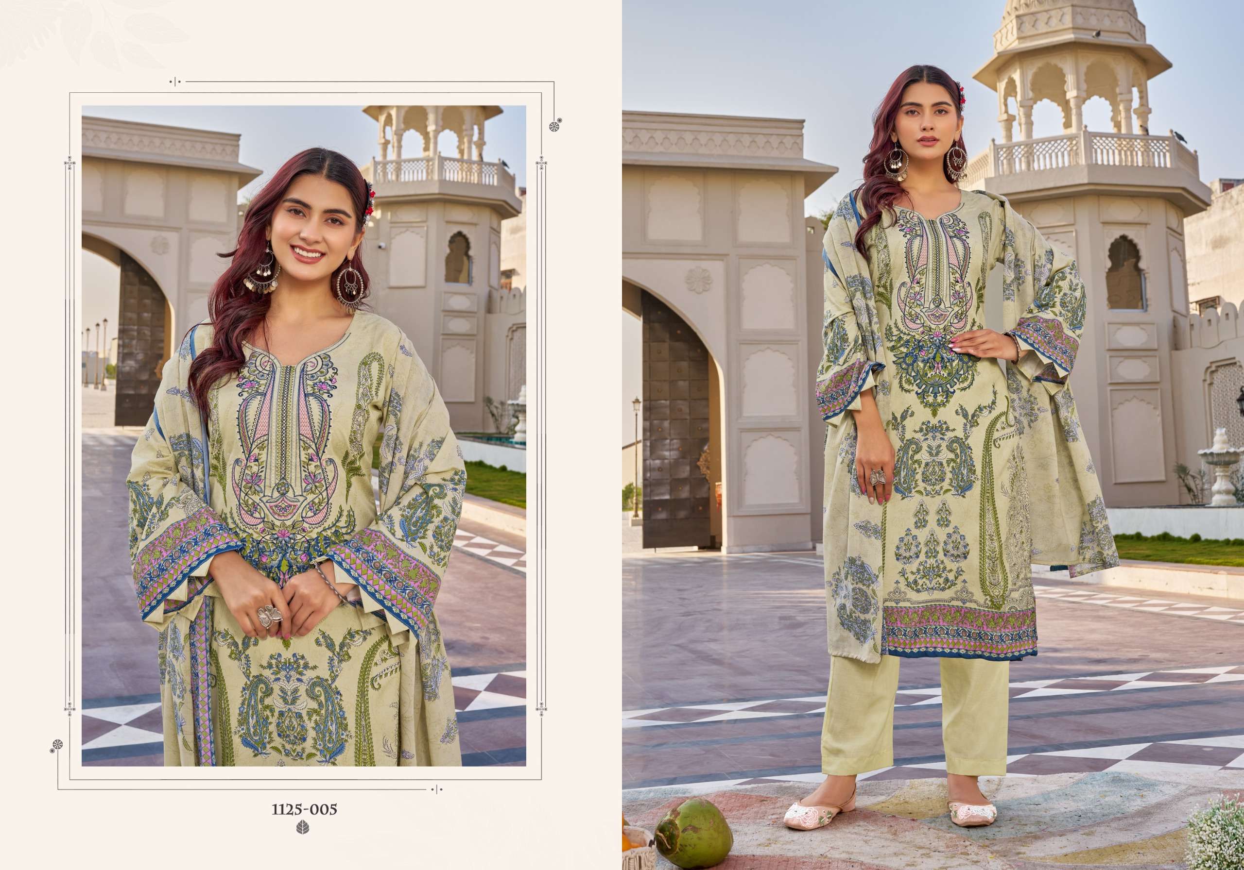 ROMANI NEEDLE WONDER VOL 6 COTTON DIGITAL PRINTS SALWAR SUIT