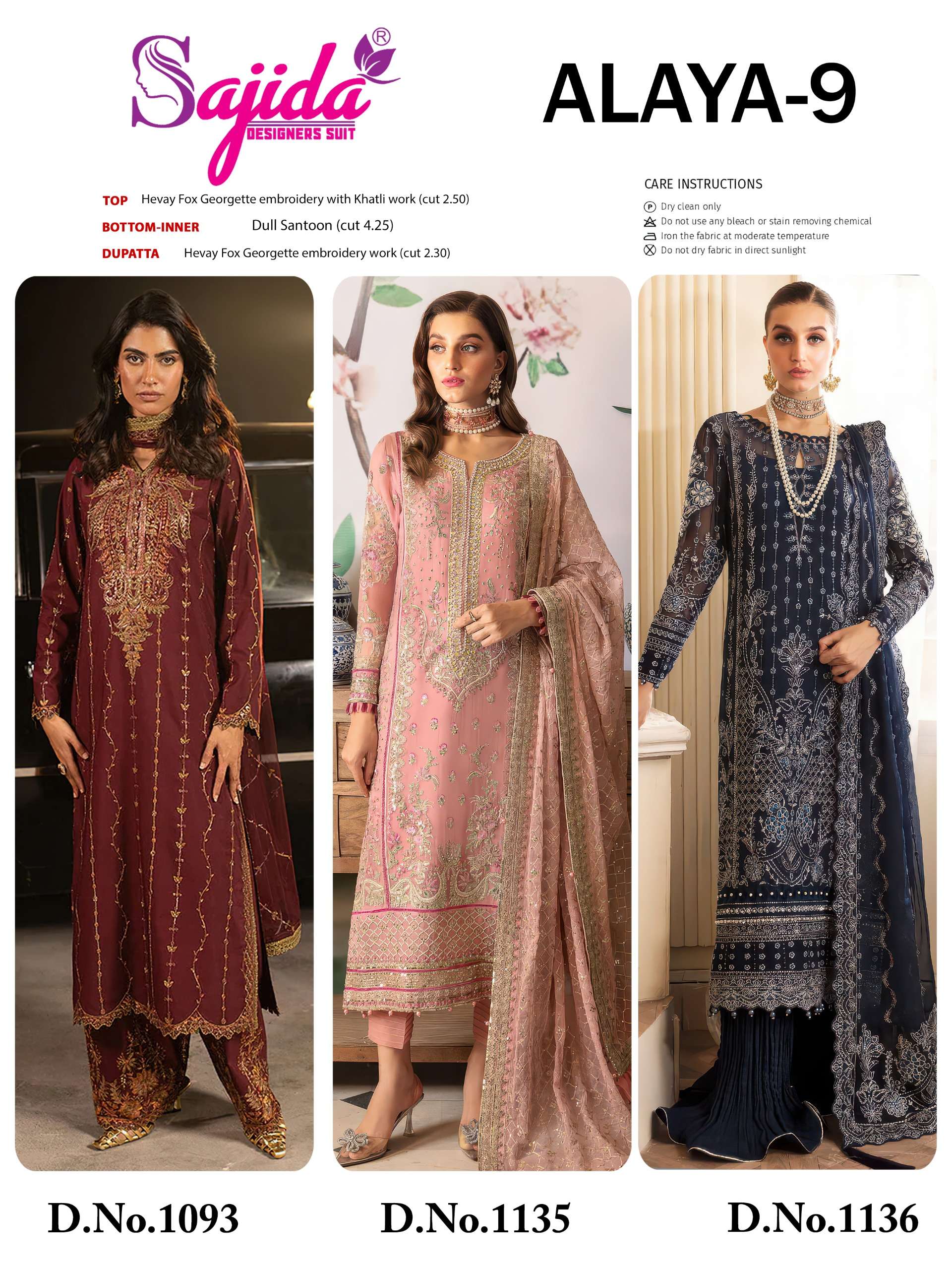 SAJIDA DESIGNER ANAYA VOL 9 