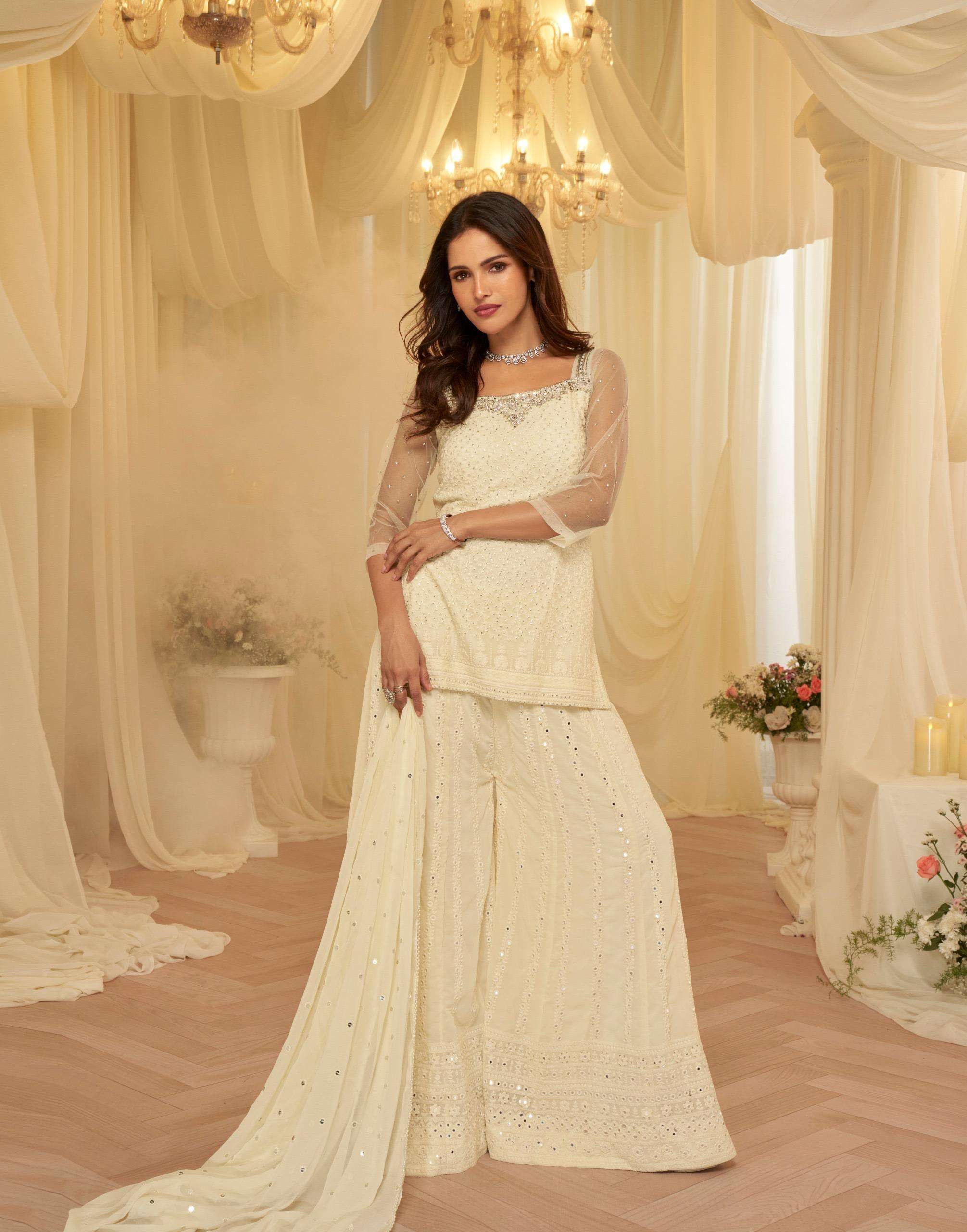 SAYURI DESIGNER ASMITA GEORGETTE HEAVY BEAUTIFUL PARTY WEAR DRESS LADIES SUIT