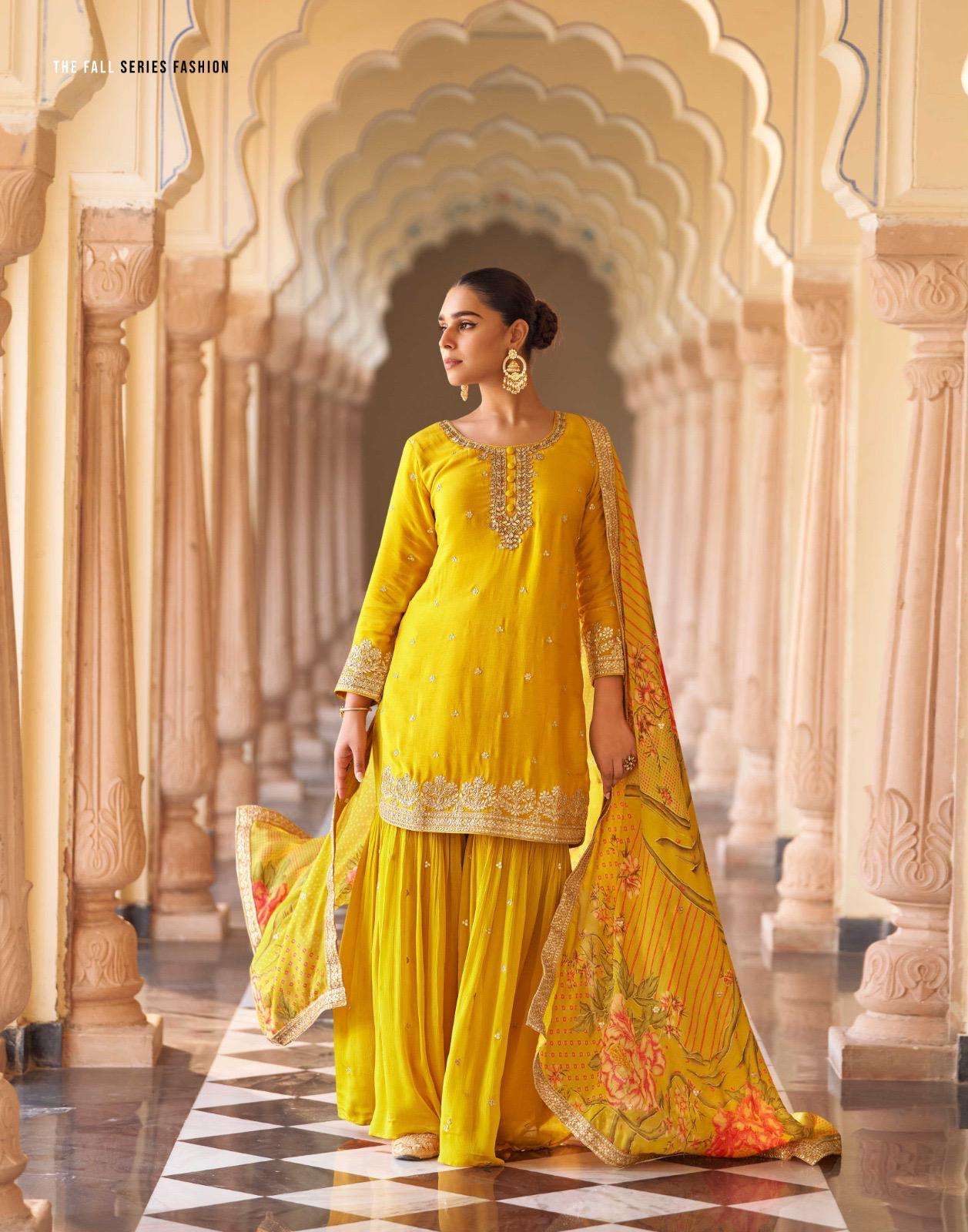 SAYURI DESIGNER SAVERA SILK HEAVY EMBROIDERD DESIGNER WEDDING WEAR SUIT