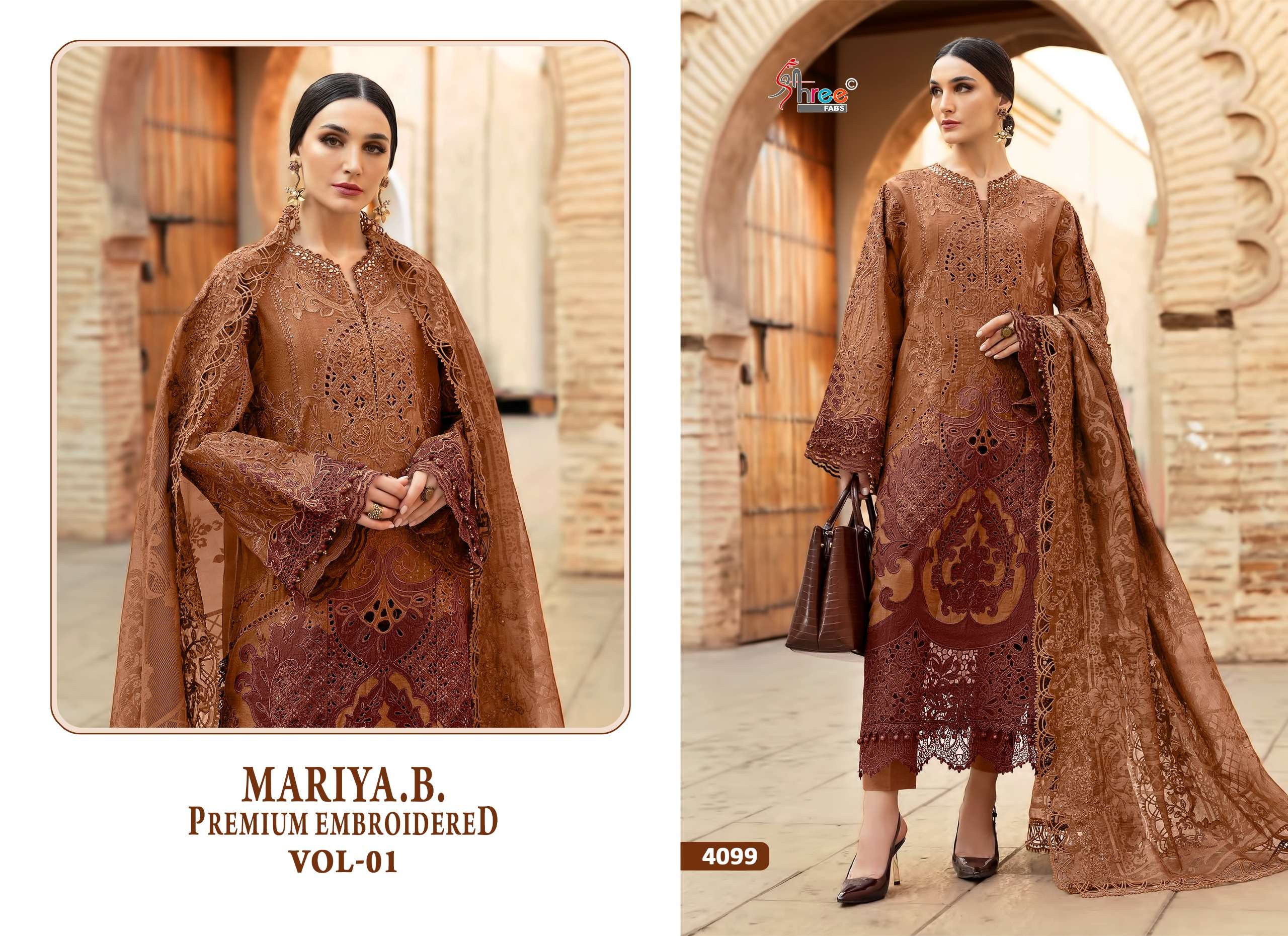 SHREE FABS MARIYA B PREMIUM EMBROIDERED VOL 1
