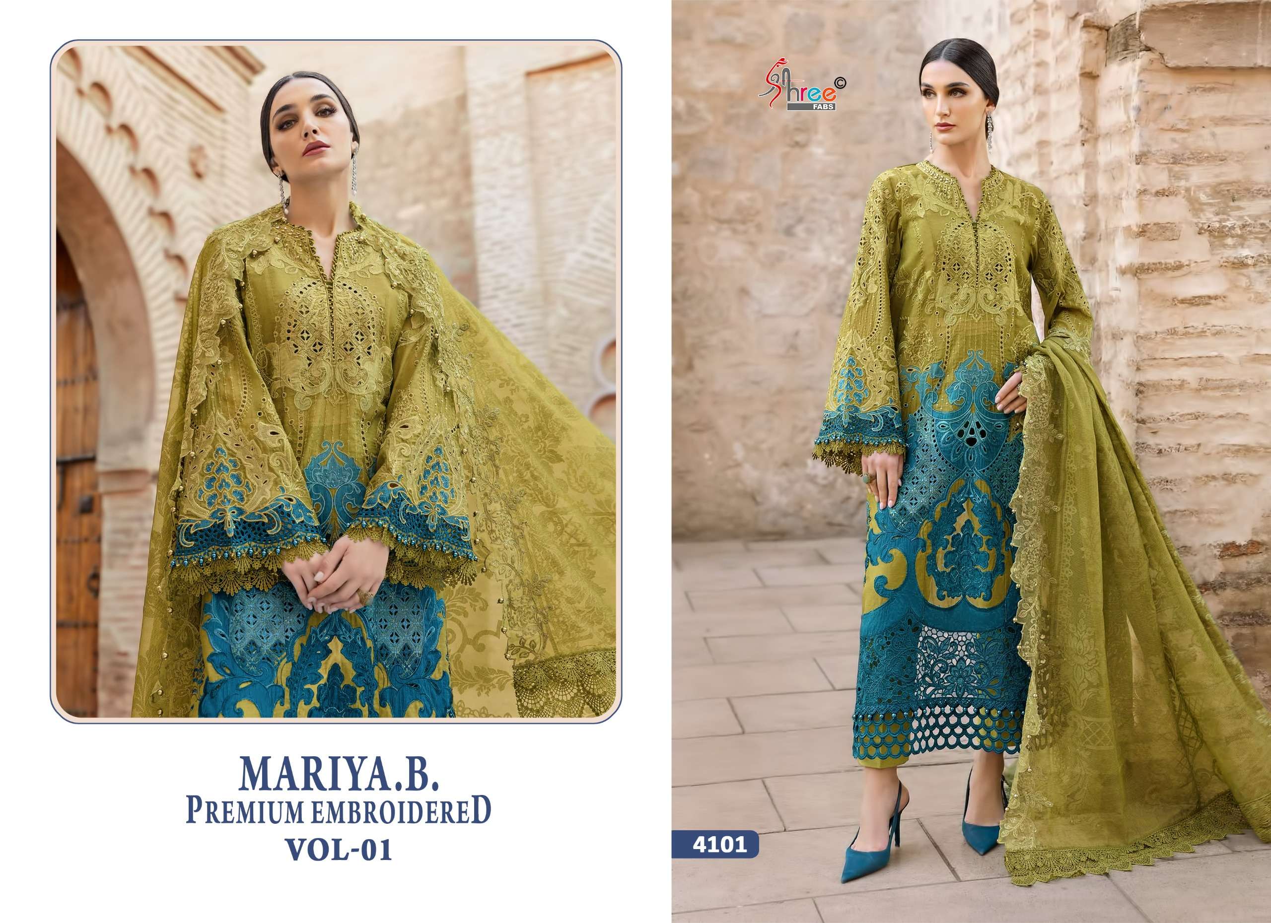 SHREE FABS MARIYA B PREMIUM EMBROIDERED VOL 1