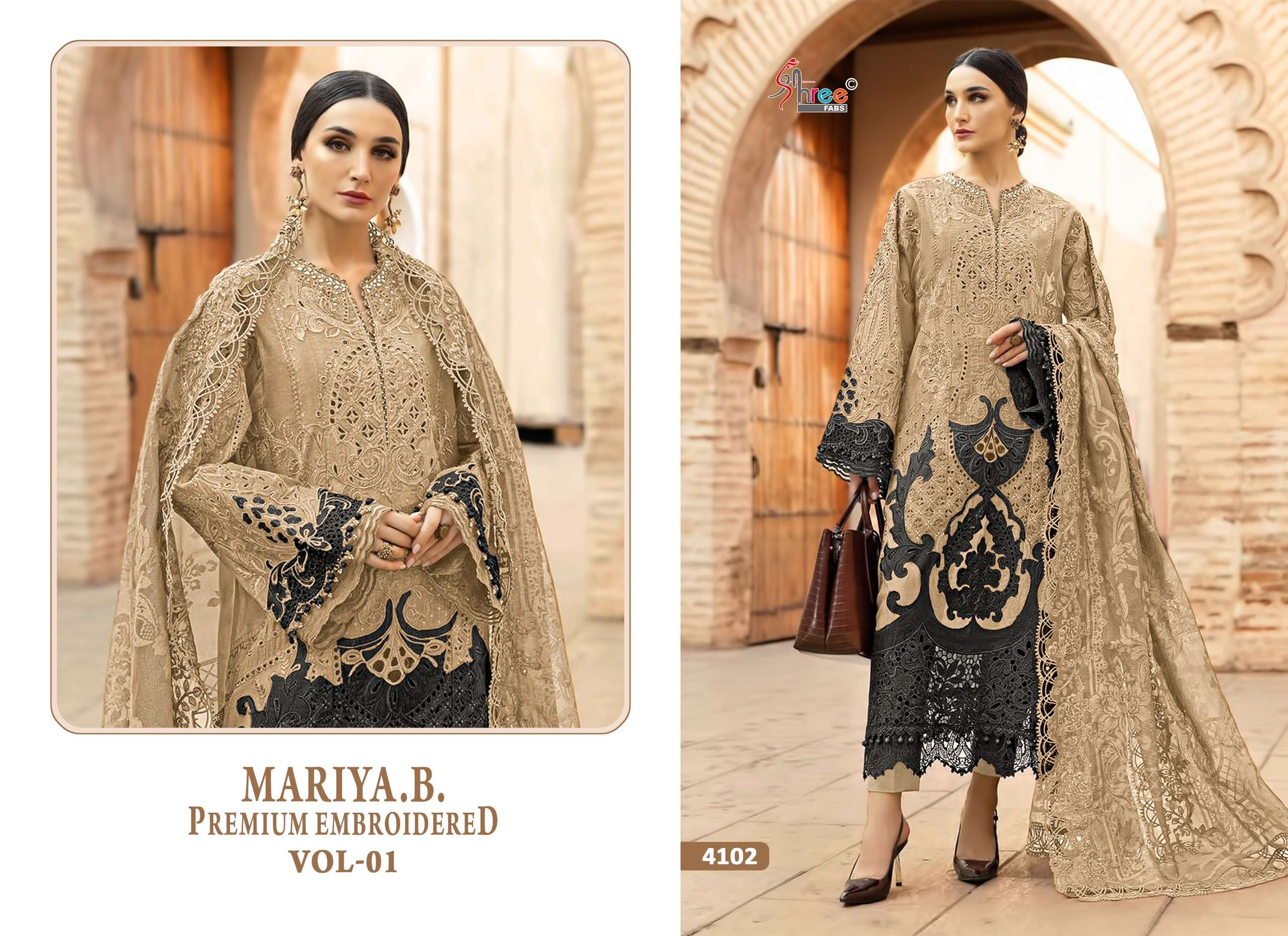 SHREE FABS MARIYA B PREMIUM EMBROIDERED VOL 1