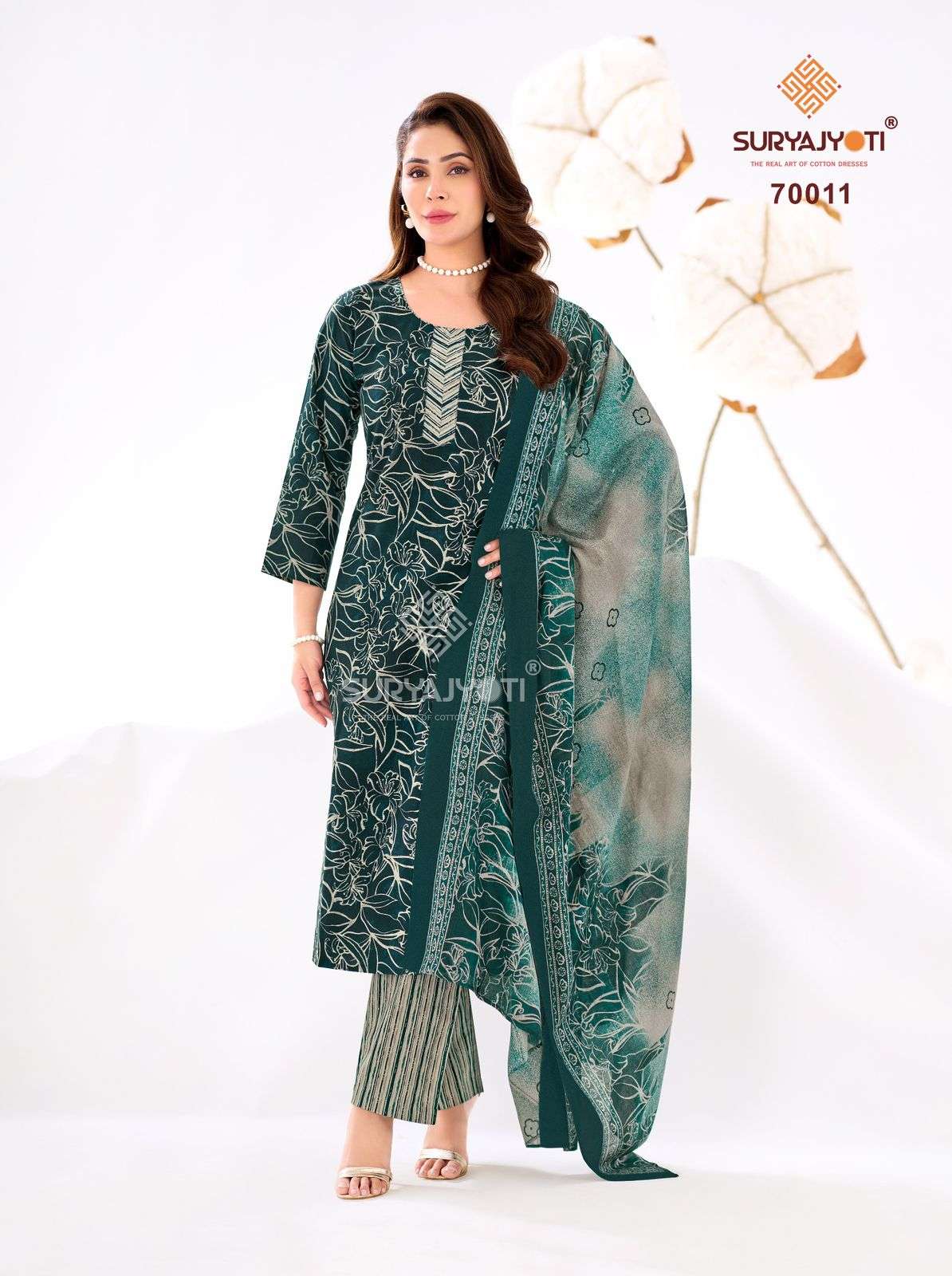 SURYAJYOTI TRENDY COTTON VOL 70 COTTON PRINTED LADIES SUIT
