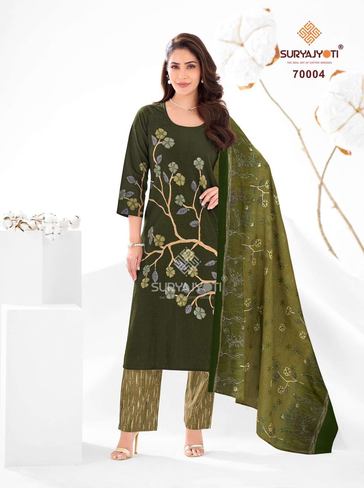 SURYAJYOTI TRENDY COTTON VOL 70 COTTON PRINTED LADIES SUIT