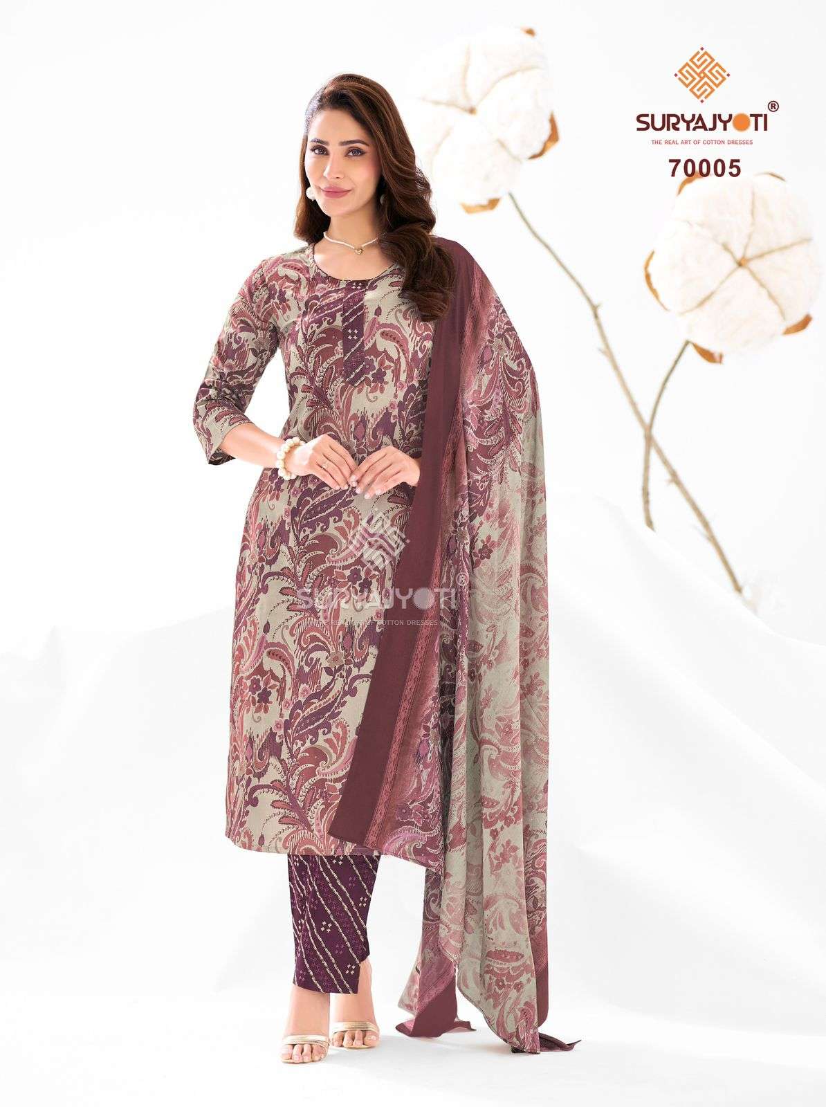 SURYAJYOTI TRENDY COTTON VOL 70 COTTON PRINTED LADIES SUIT