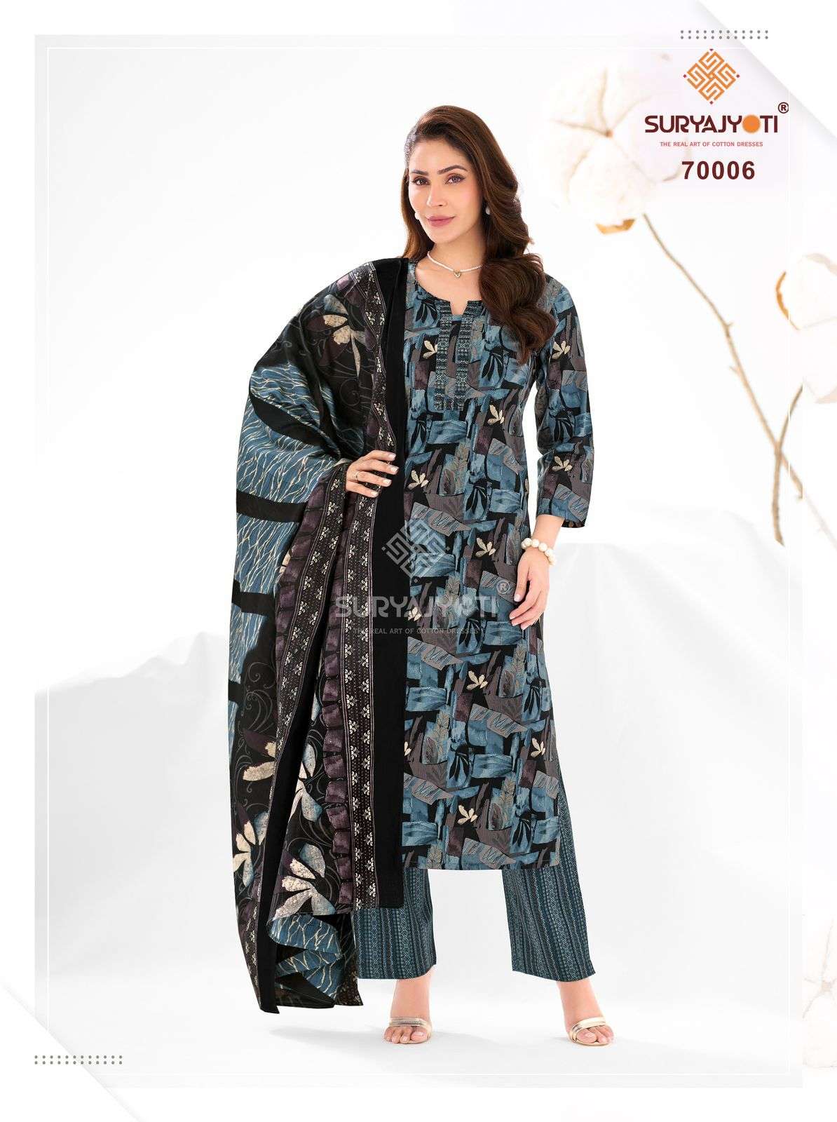 SURYAJYOTI TRENDY COTTON VOL 70 COTTON PRINTED LADIES SUIT