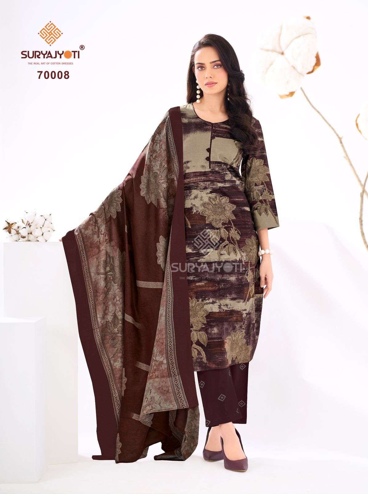 SURYAJYOTI TRENDY COTTON VOL 70 COTTON PRINTED LADIES SUIT