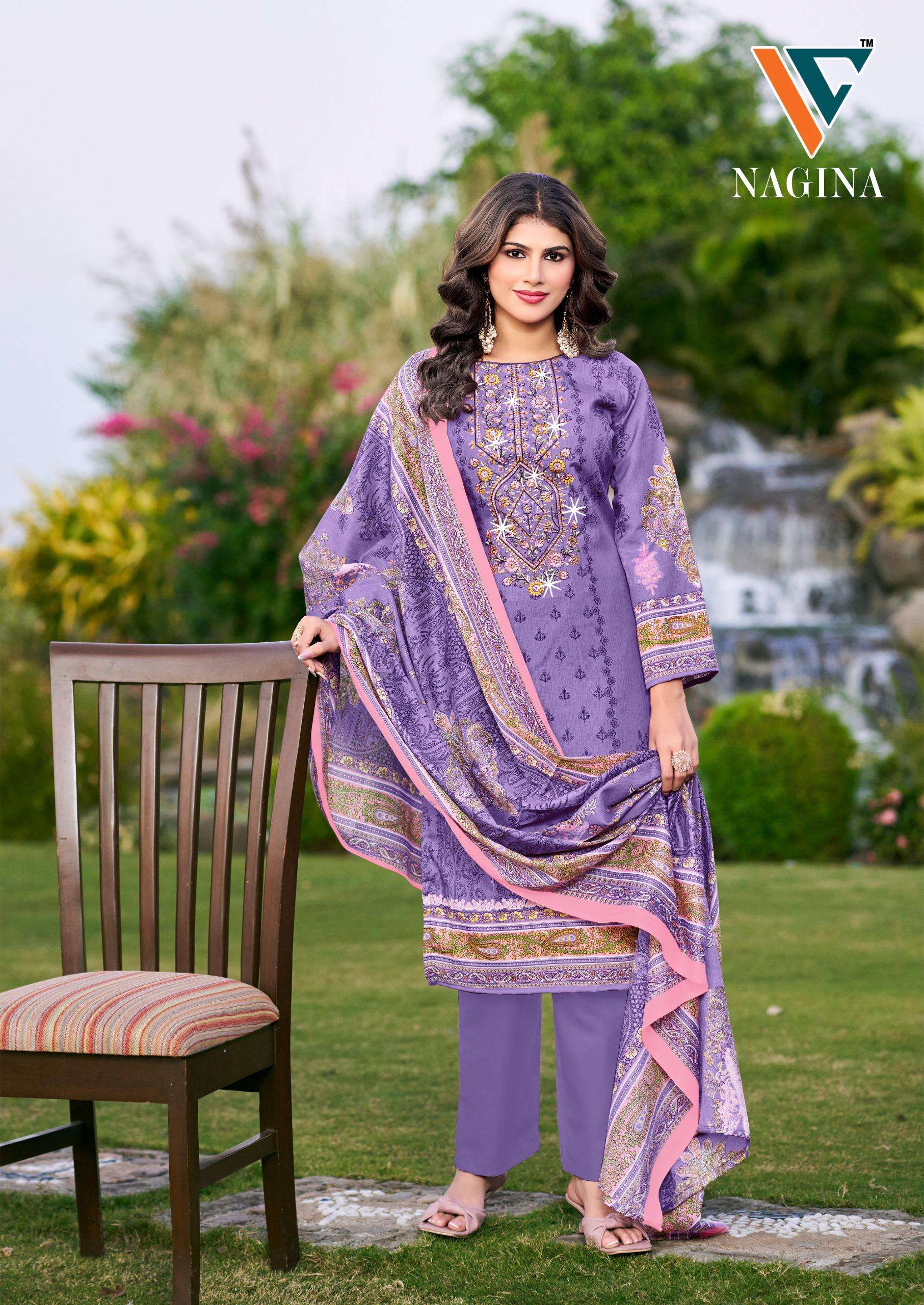 VANDANA‎‎ CREATION NAGINA‎ VOL 8 COTTON DIGITAL PRINT SALWAR SUIT
