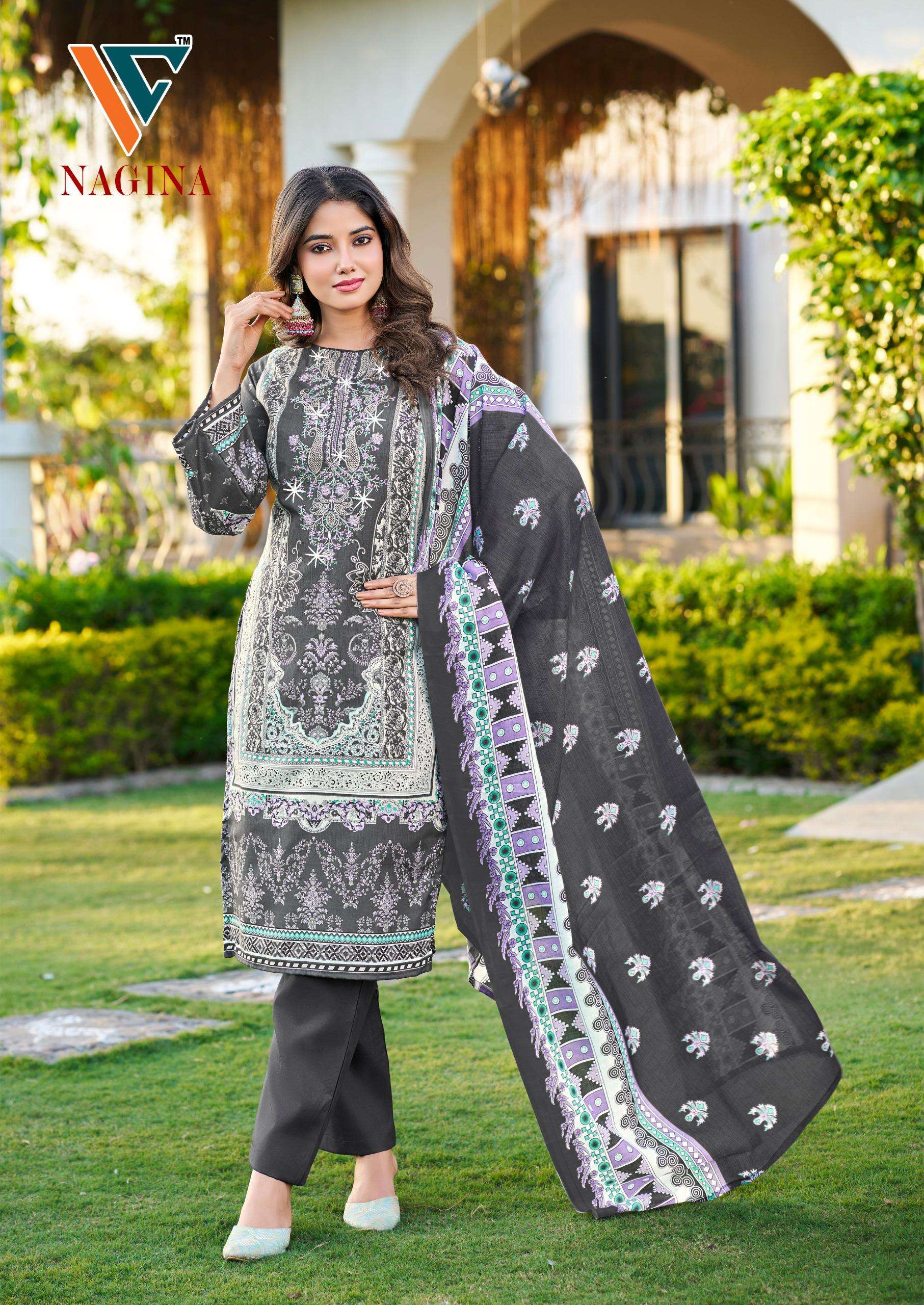 VANDANA‎‎ CREATION NAGINA‎ VOL 8 COTTON DIGITAL PRINT SALWAR SUIT