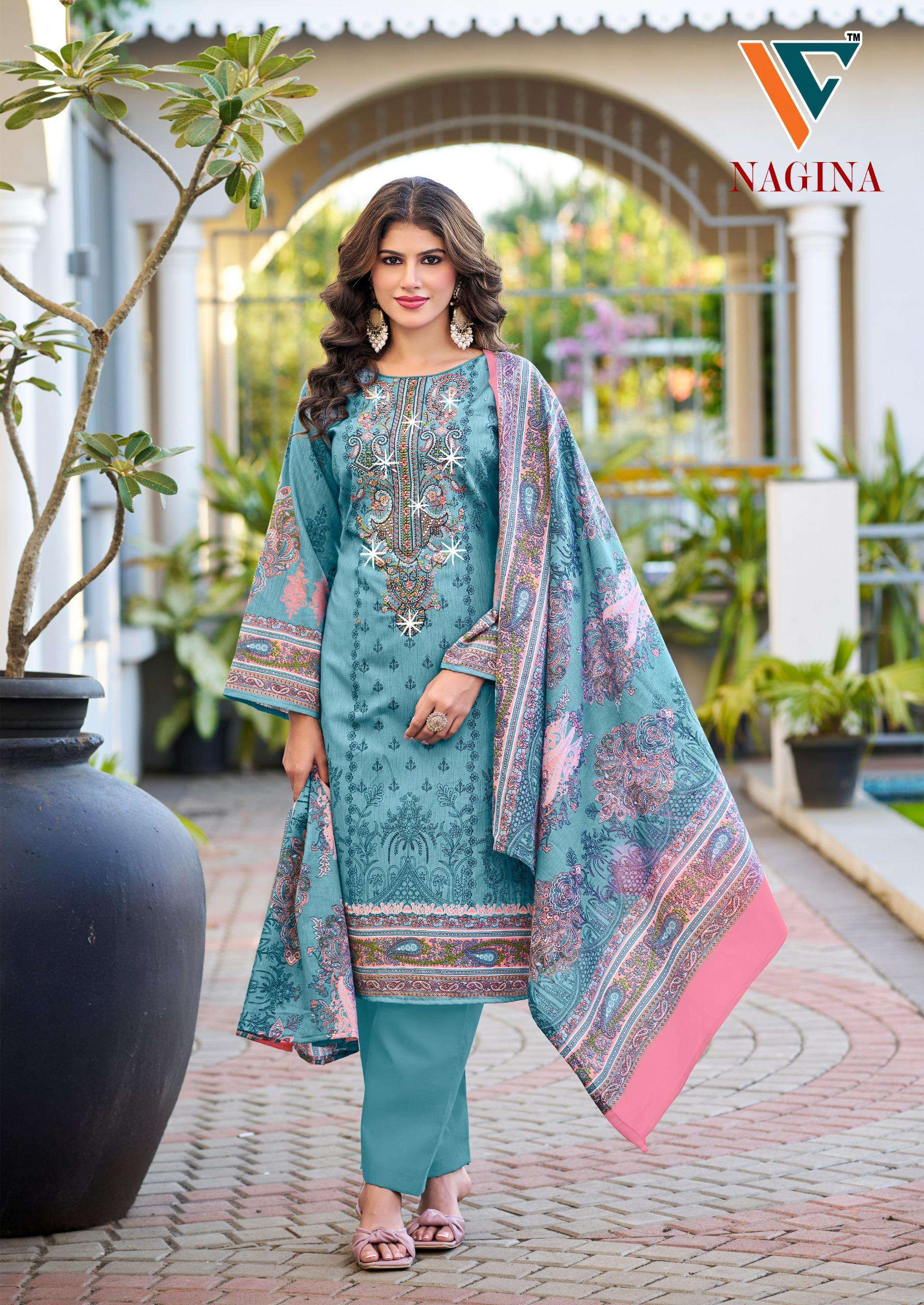 VANDANA‎‎ CREATION NAGINA‎ VOL 8 COTTON DIGITAL PRINT SALWAR SUIT