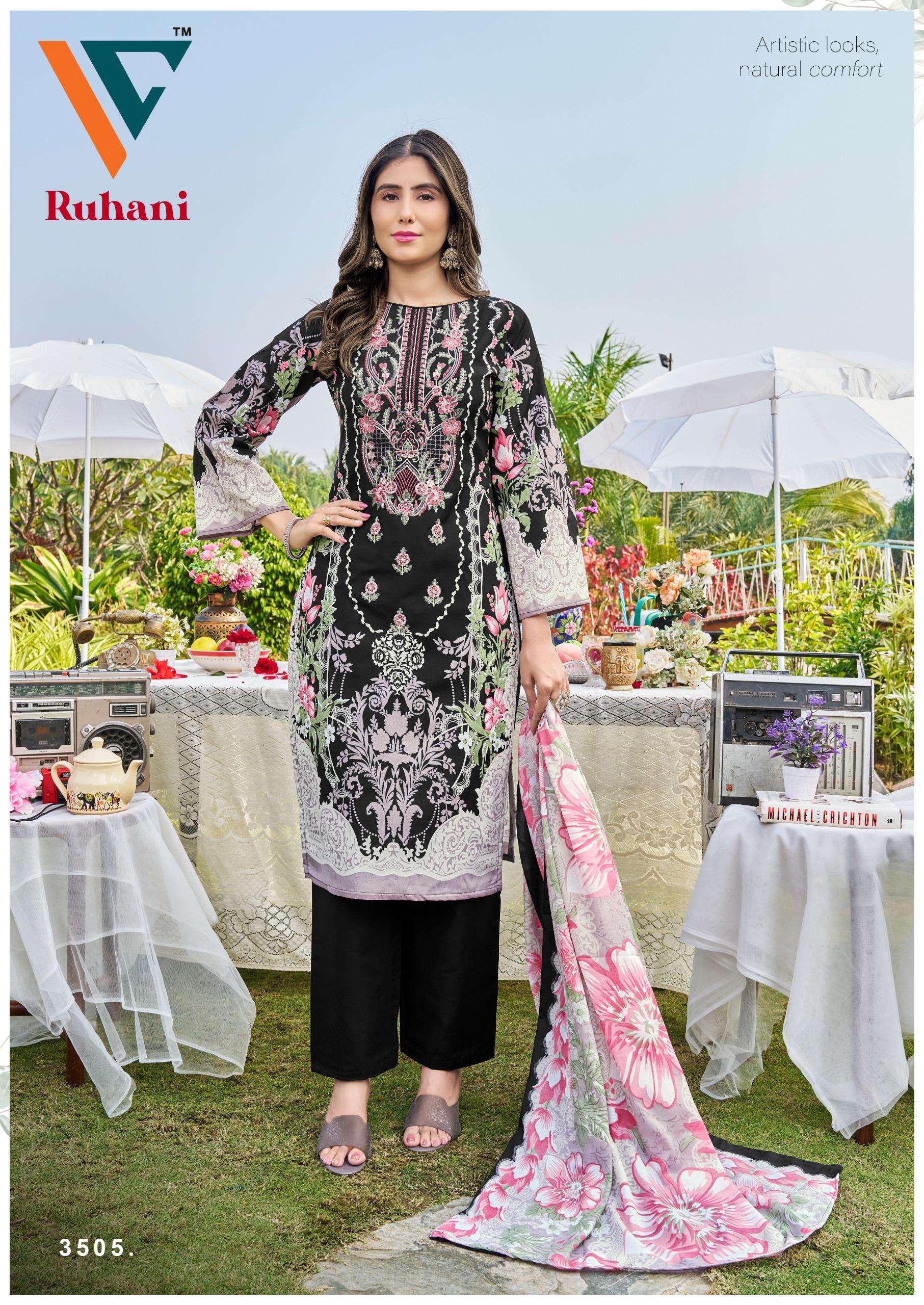 VANDANA‎ CREATION RUHANI‎‎ VOL 35 COTTON DIGITAL PRINTS SALWAR SUIT