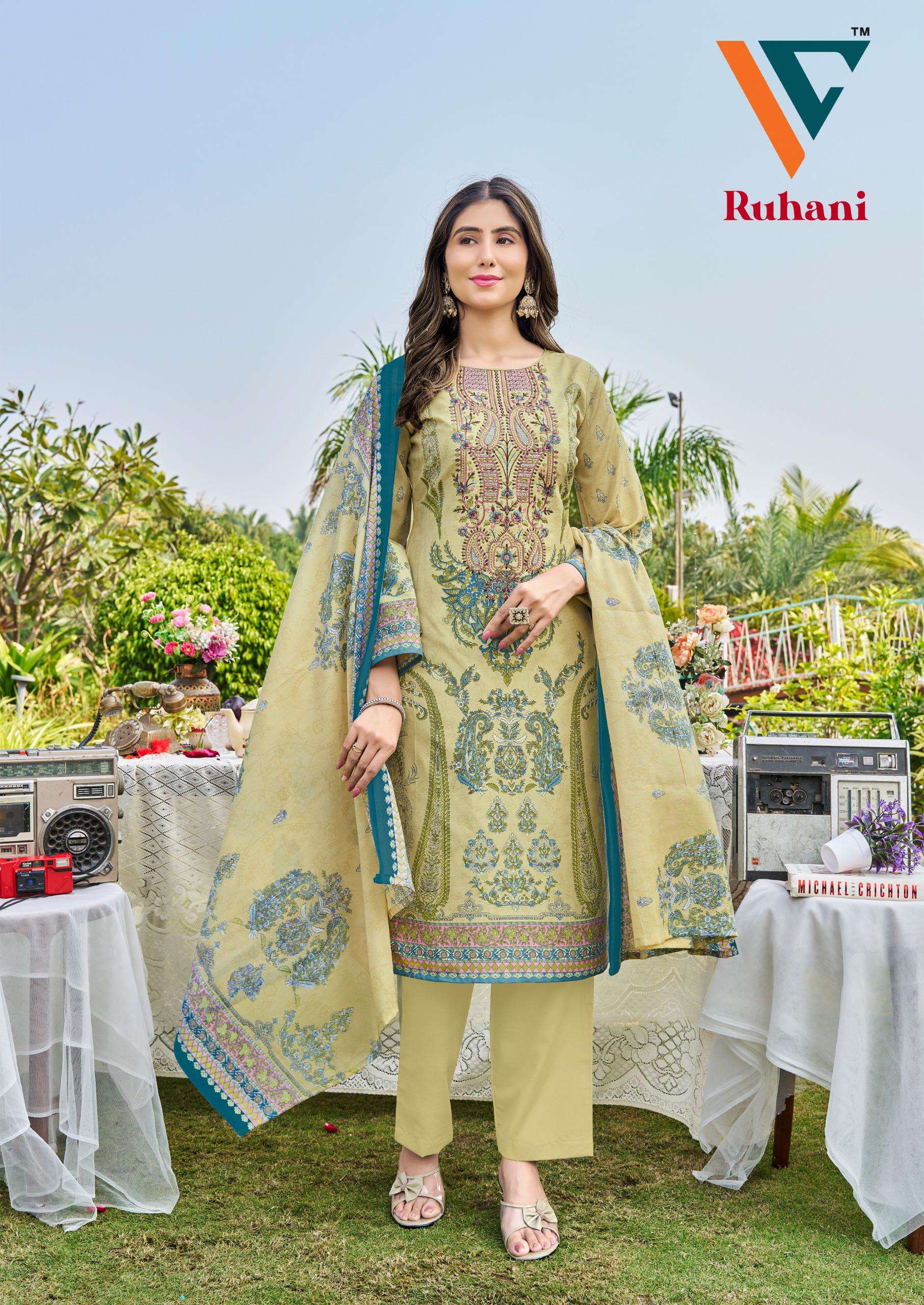 VANDANA‎ CREATION RUHANI‎‎ VOL 35 COTTON DIGITAL PRINTS SALWAR SUIT