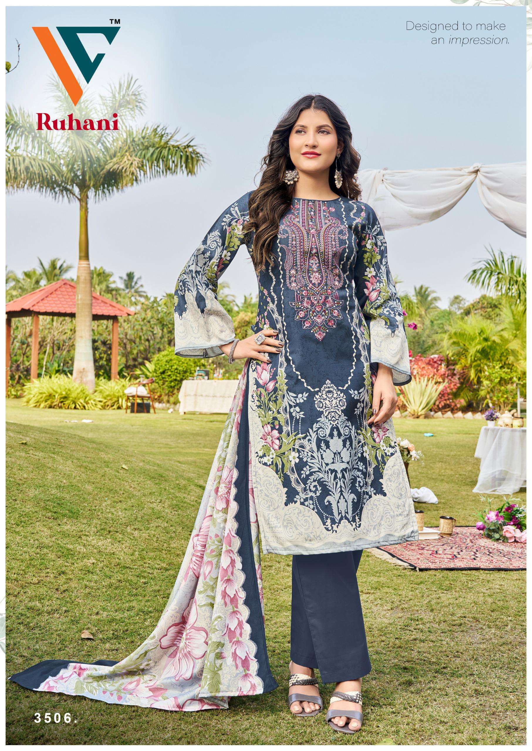 VANDANA‎ CREATION RUHANI‎‎ VOL 35 COTTON DIGITAL PRINTS SALWAR SUIT