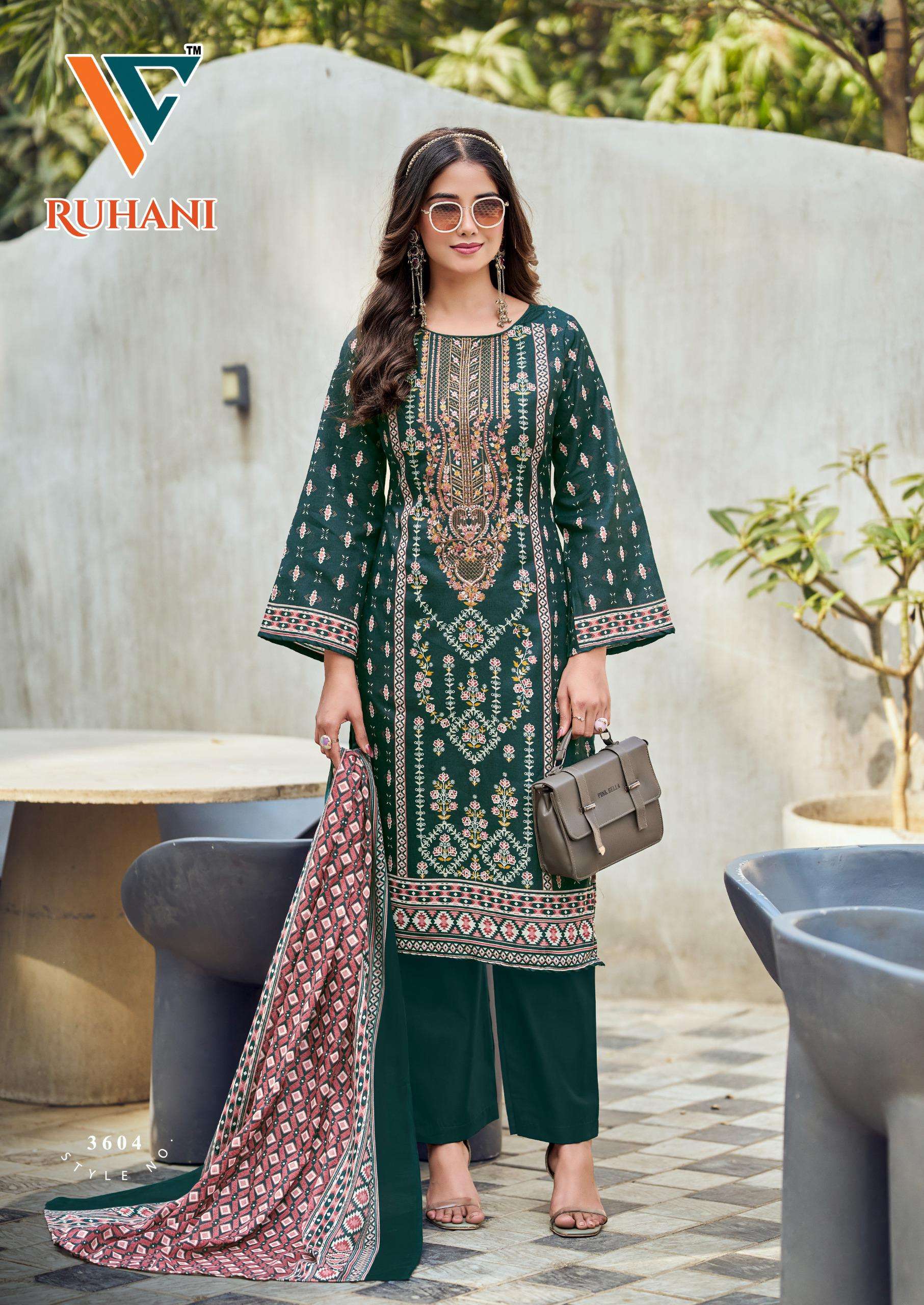 VANDANA‎ CREATION RUHANI‎‎ VOL 36 COTTON DIGITAL PRINT SALWAR SUIT