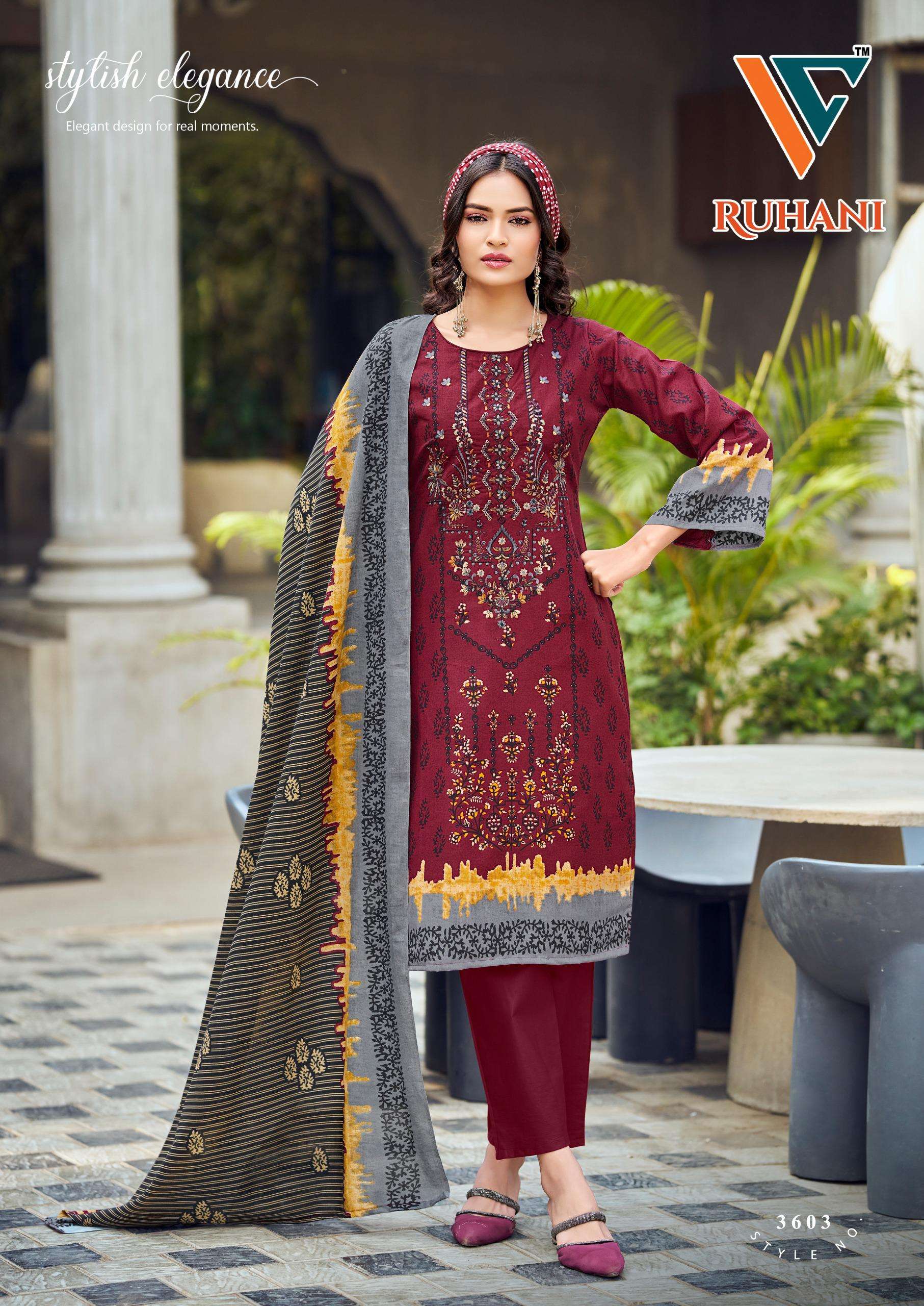 VANDANA‎ CREATION RUHANI‎‎ VOL 36 COTTON DIGITAL PRINT SALWAR SUIT